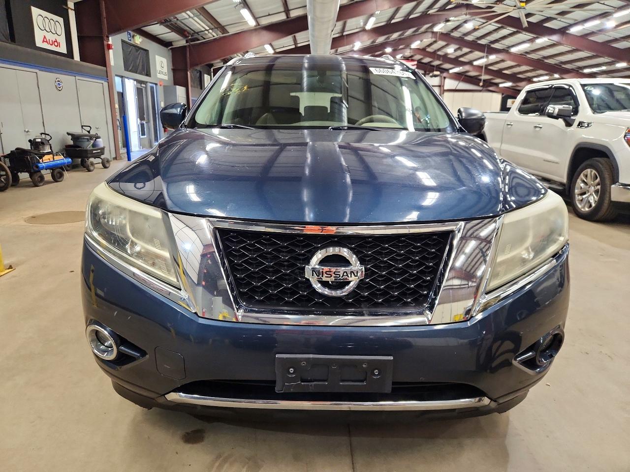 2013 Nissan Pathfinder S Blue vin: 5N1AR2MM4DC671562