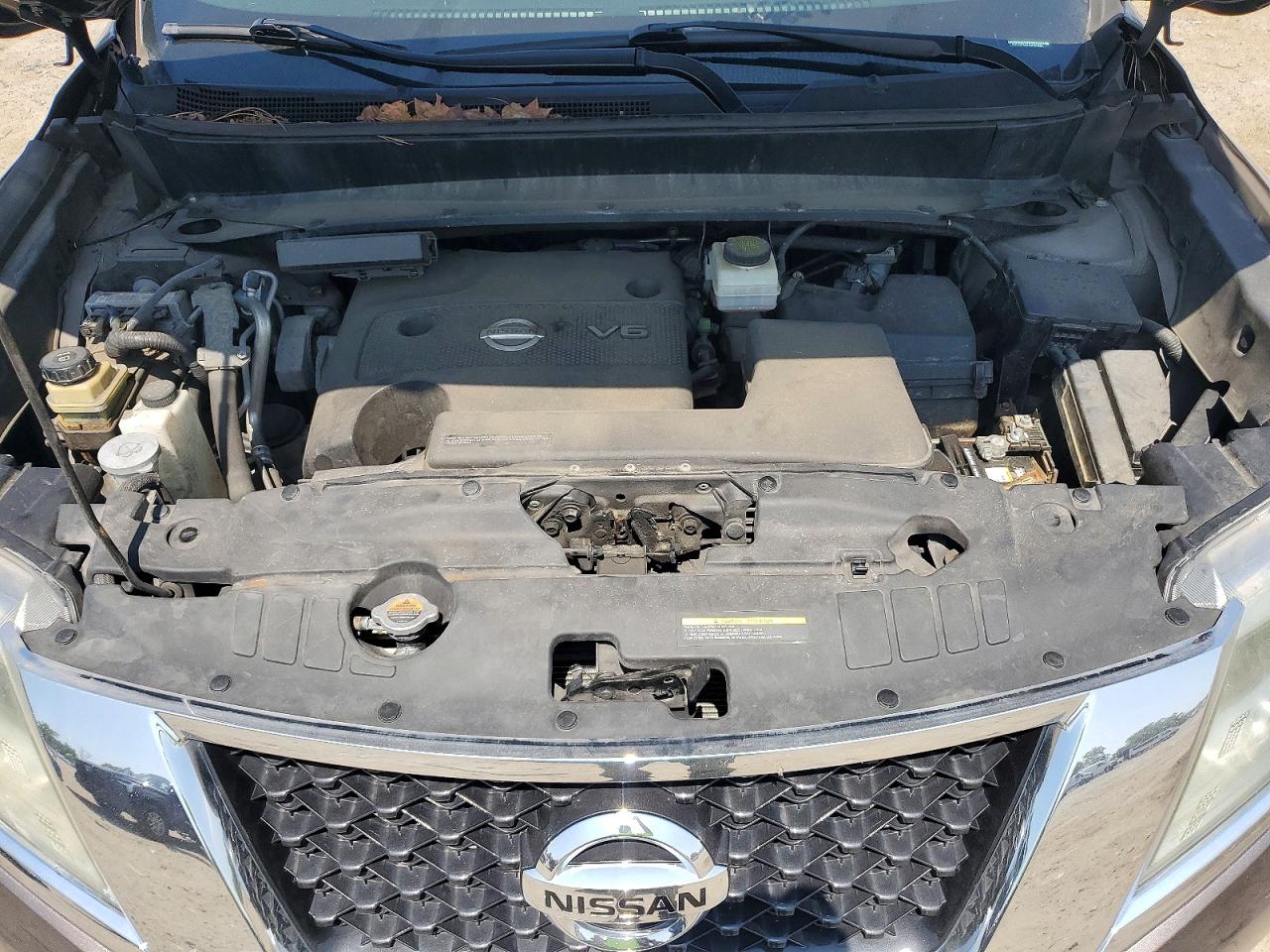 2013 Nissan Pathfinder S Brown vin: 5N1AR2MM4DC674090