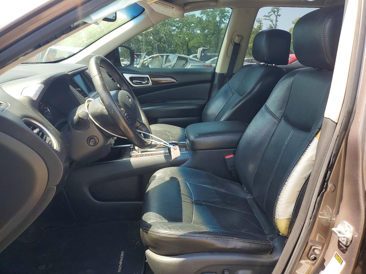 2013 Nissan Pathfinder S Brown vin: 5N1AR2MM4DC674090