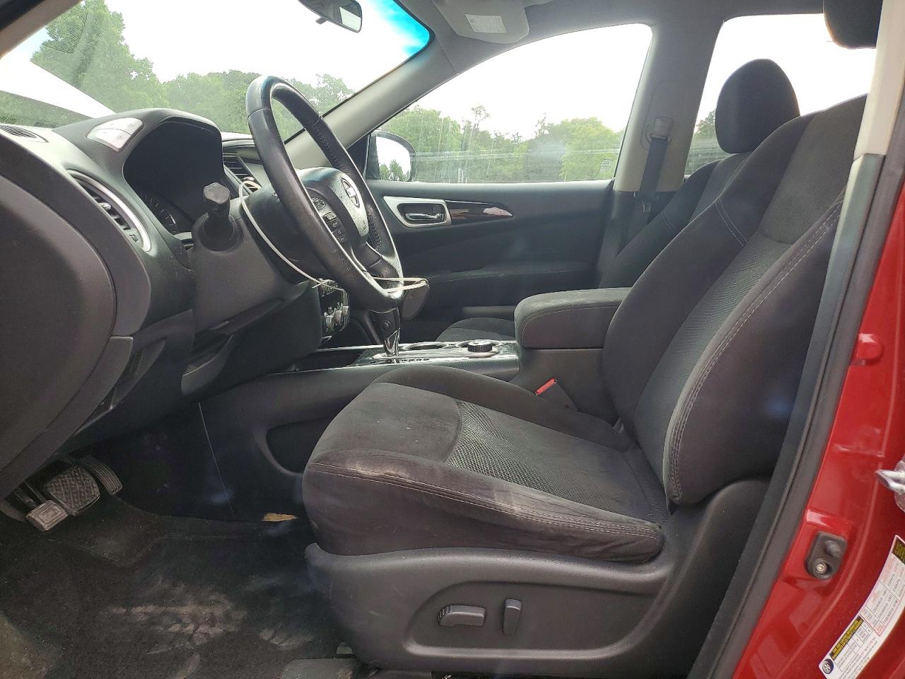 2013 Nissan Pathfinder S Red vin: 5N1AR2MM4DC683405