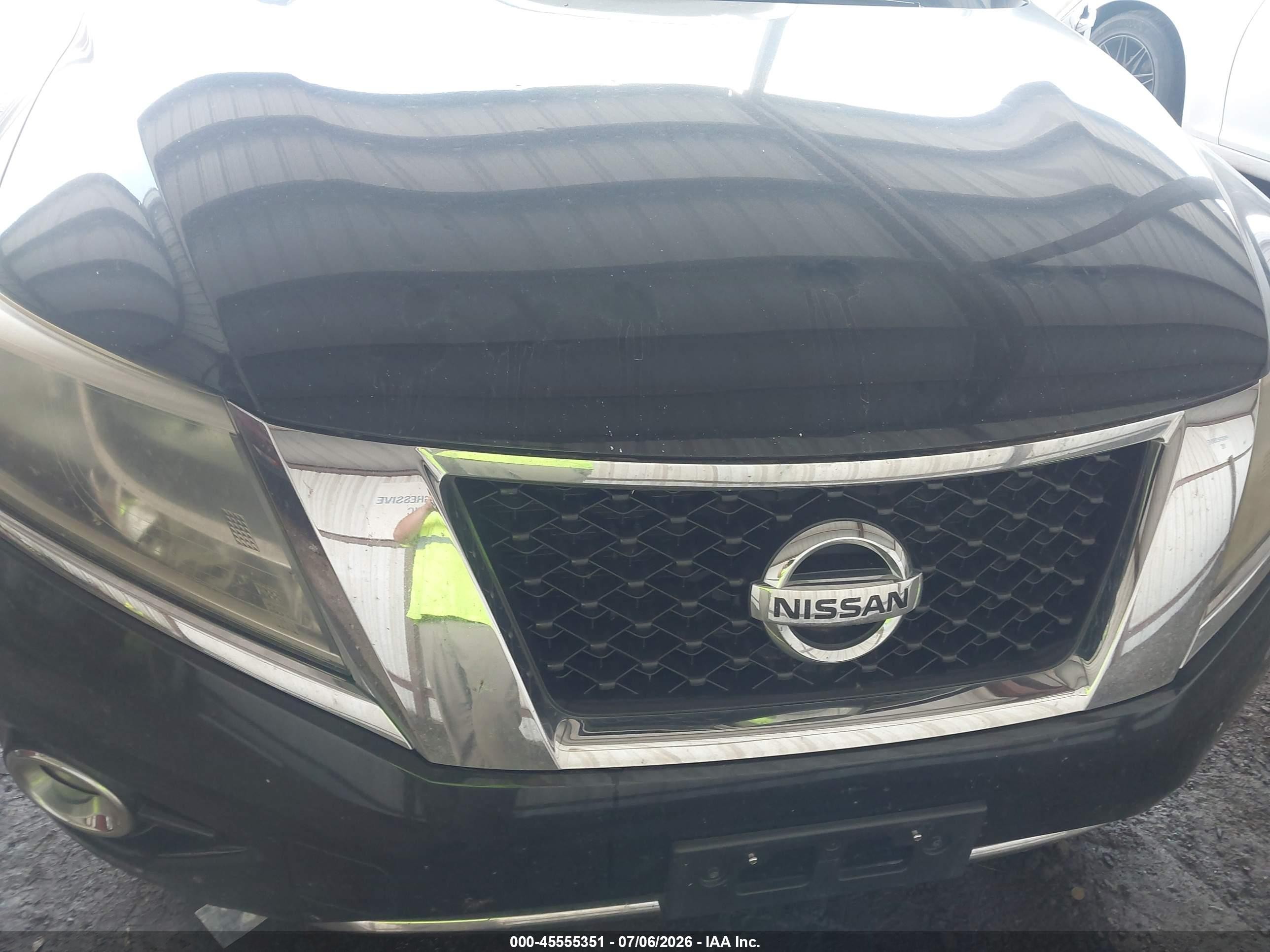 2013 Nissan Pathfinder Sl Black vin: 5N1AR2MM4DC684439