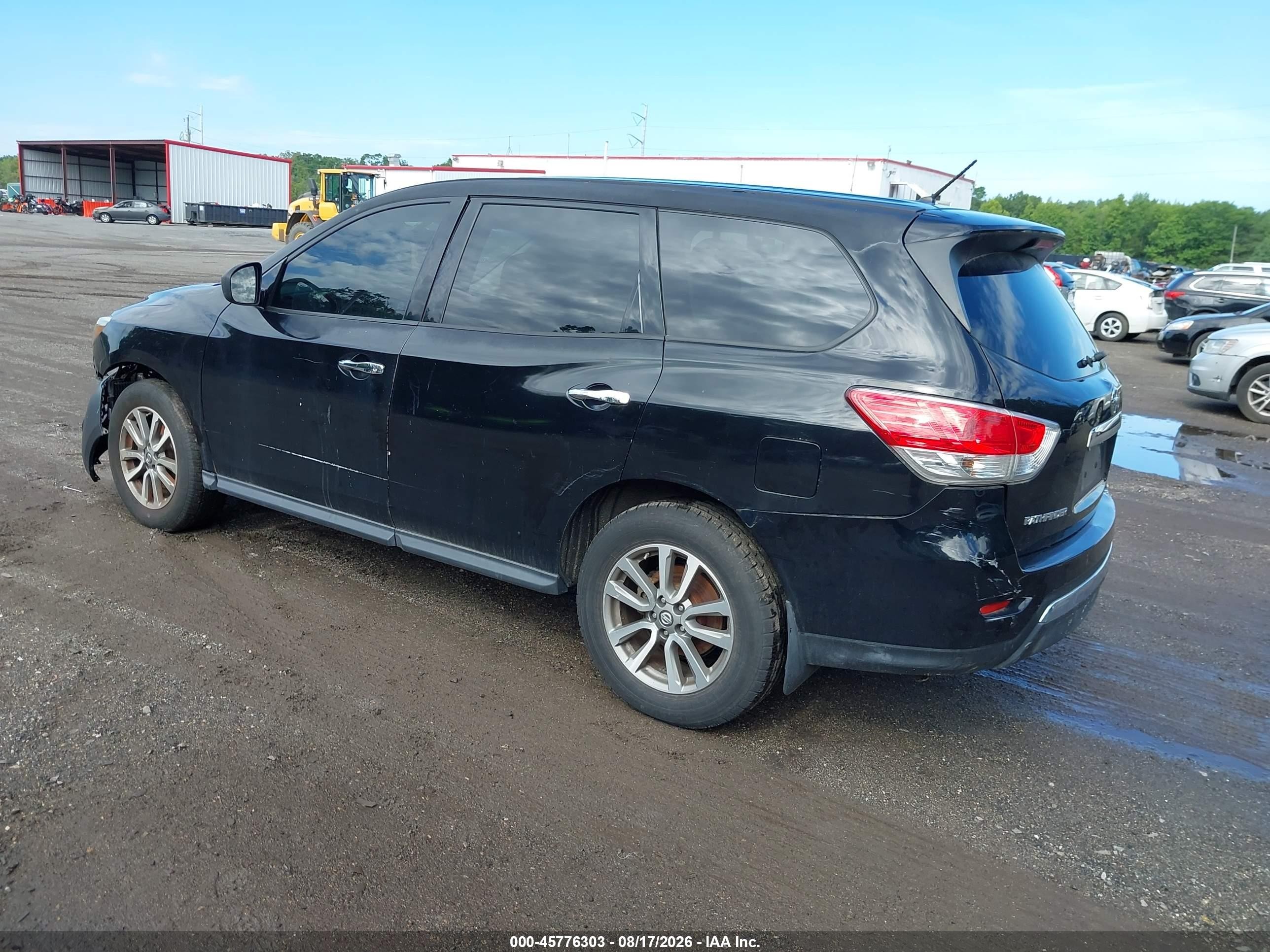 2013 Nissan Pathfinder S Черный vin: 5N1AR2MM4DC687468