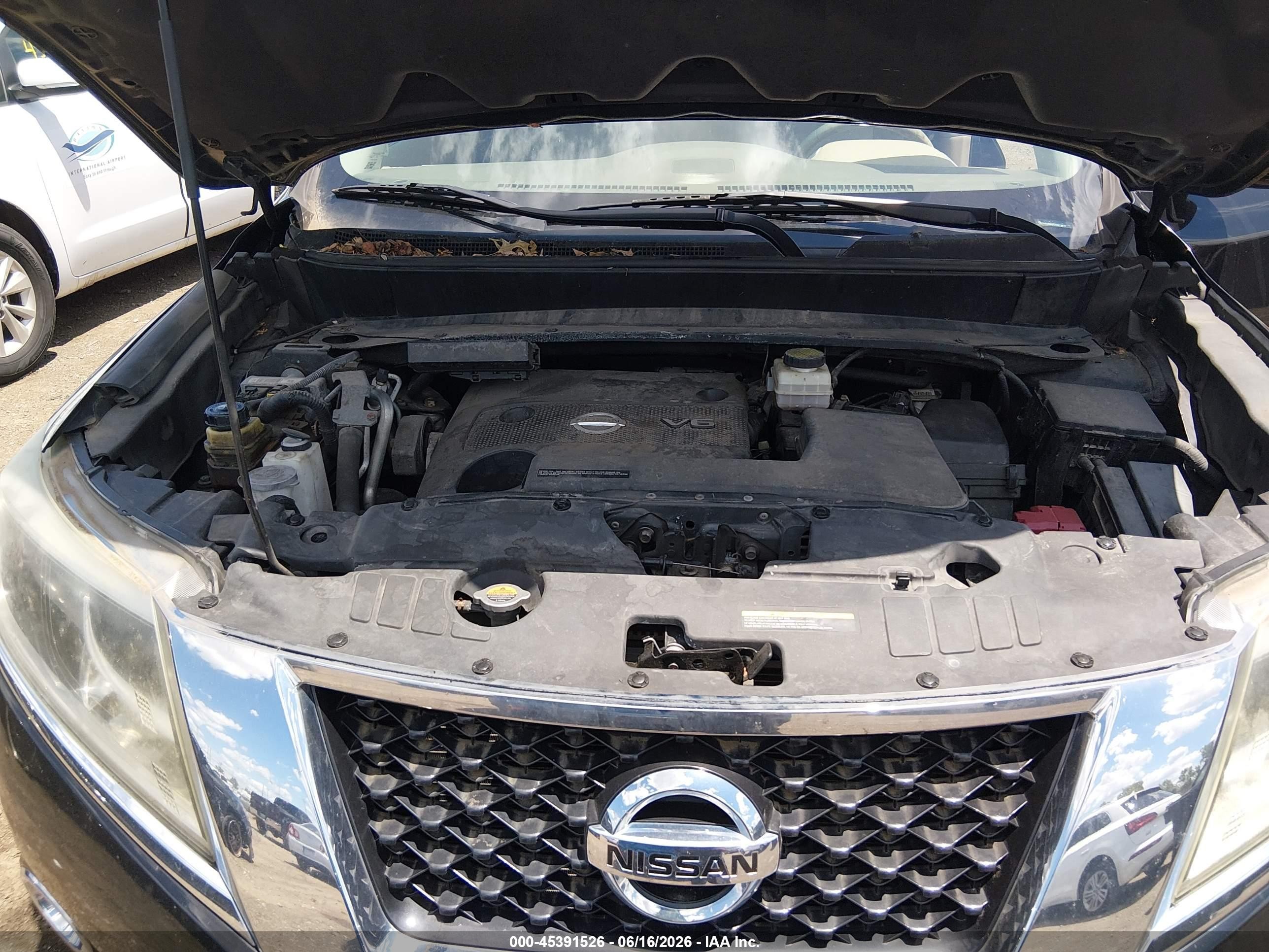 2013 Nissan Pathfinder Sl Black vin: 5N1AR2MM4DC688877