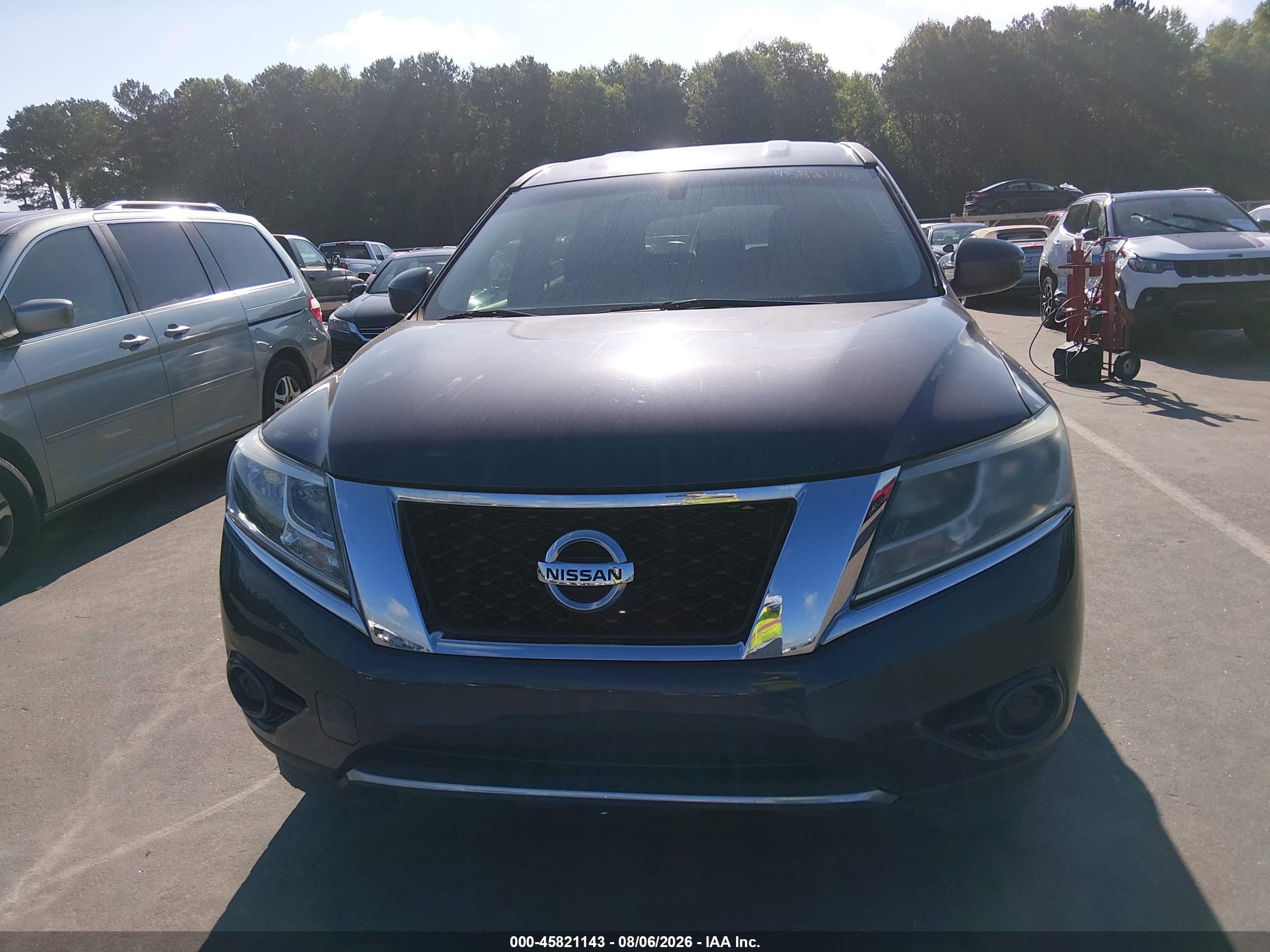 2014 Nissan Pathfinder S Gray vin: 5N1AR2MM4EC623352