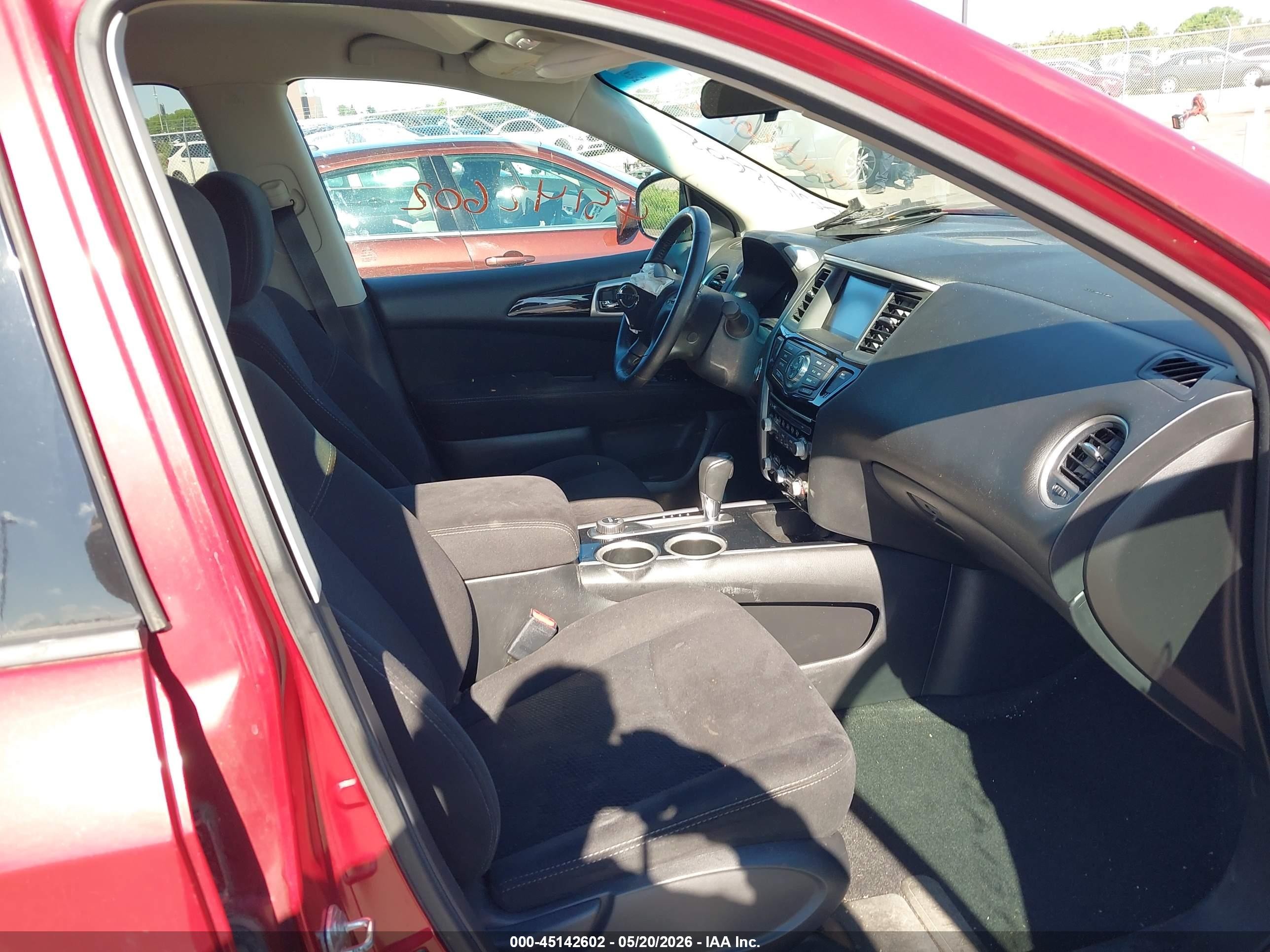 2014 Nissan Pathfinder Sv Red vin: 5N1AR2MM4EC625330