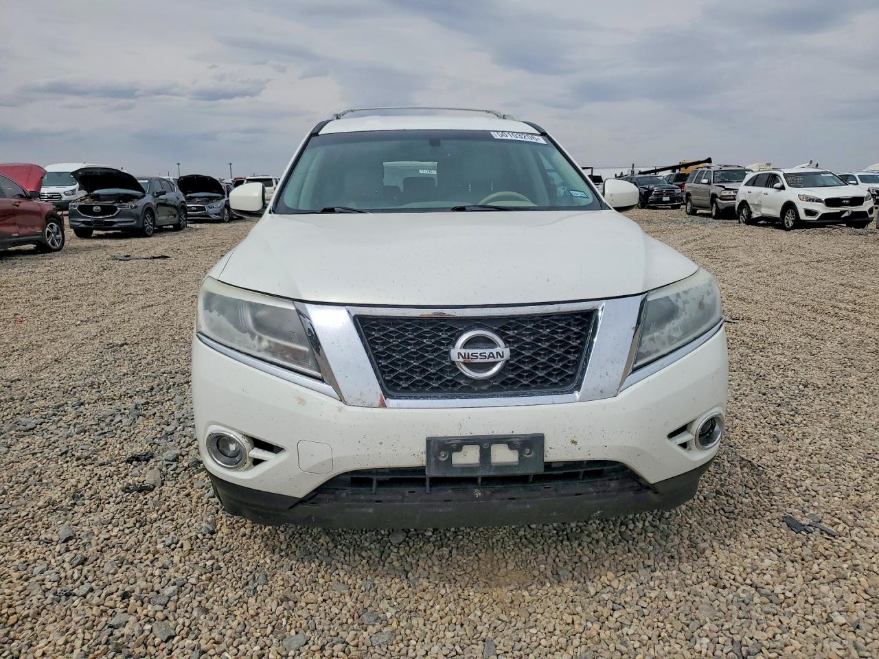 2014 Nissan Pathfinder Sl White vin: 5N1AR2MM4EC626851