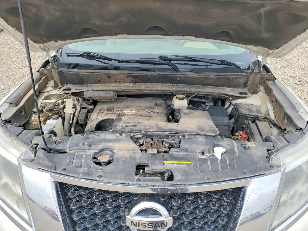 2014 Nissan Pathfinder Sl White vin: 5N1AR2MM4EC626851