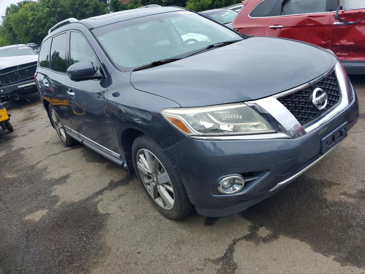 2014 Nissan Pathfinder S Gray vin: 5N1AR2MM4EC630673