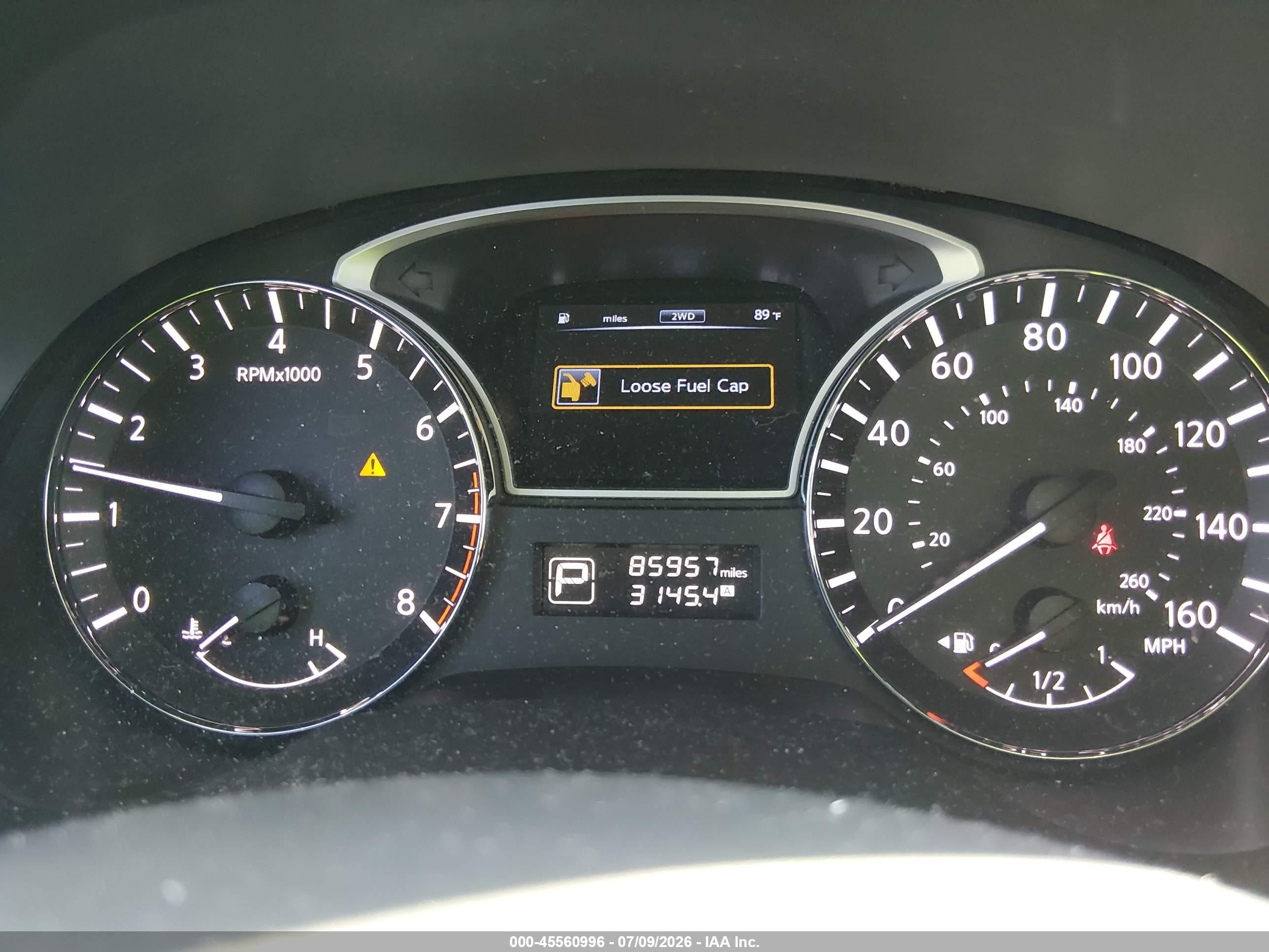 2014 Nissan Pathfinder Platinum White vin: 5N1AR2MM4EC633900