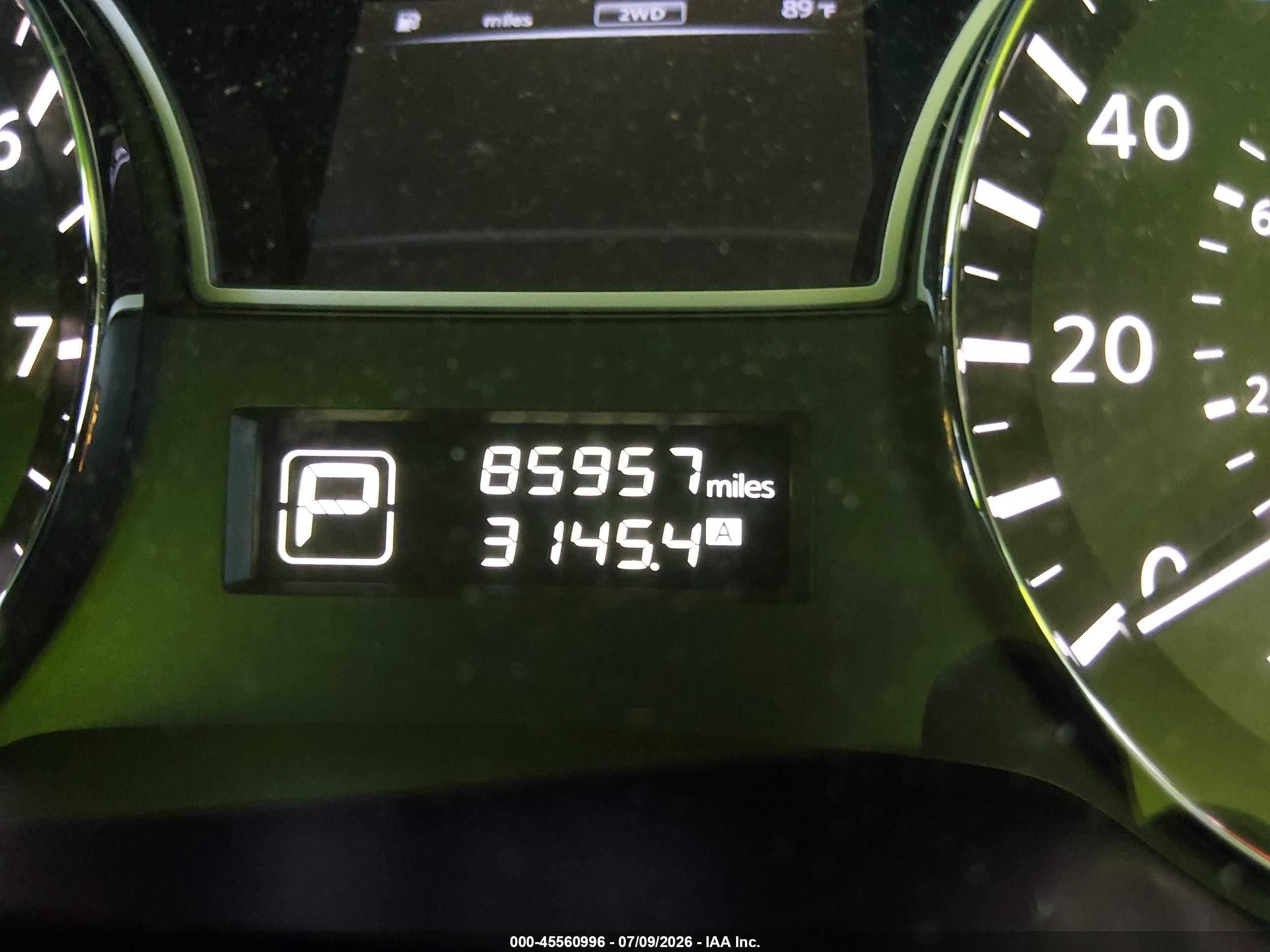 2014 Nissan Pathfinder Platinum White vin: 5N1AR2MM4EC633900