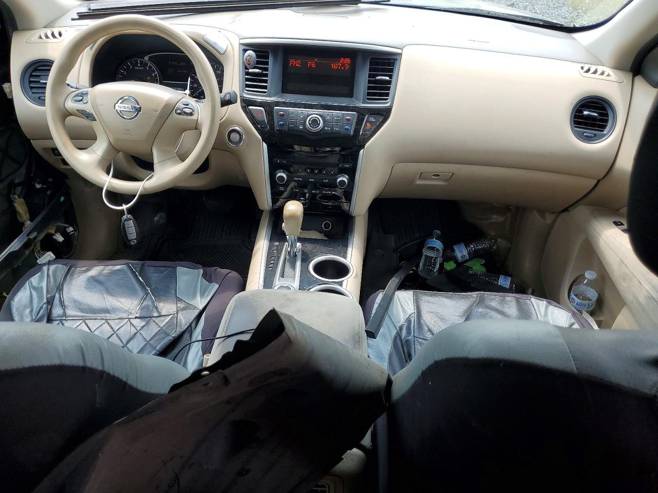 2014 Nissan Pathfinder S Gray vin: 5N1AR2MM4EC654830