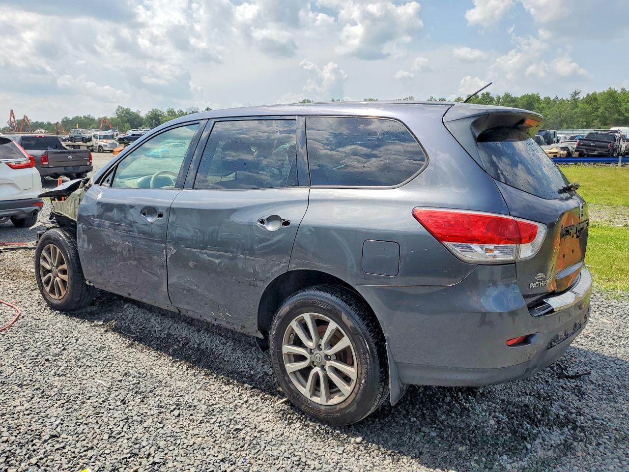 2014 Nissan Pathfinder S Gray vin: 5N1AR2MM4EC654830
