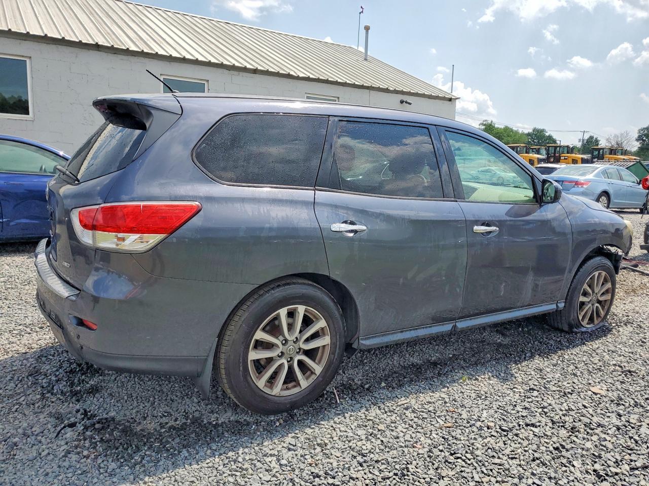 2014 Nissan Pathfinder S Gray vin: 5N1AR2MM4EC654830