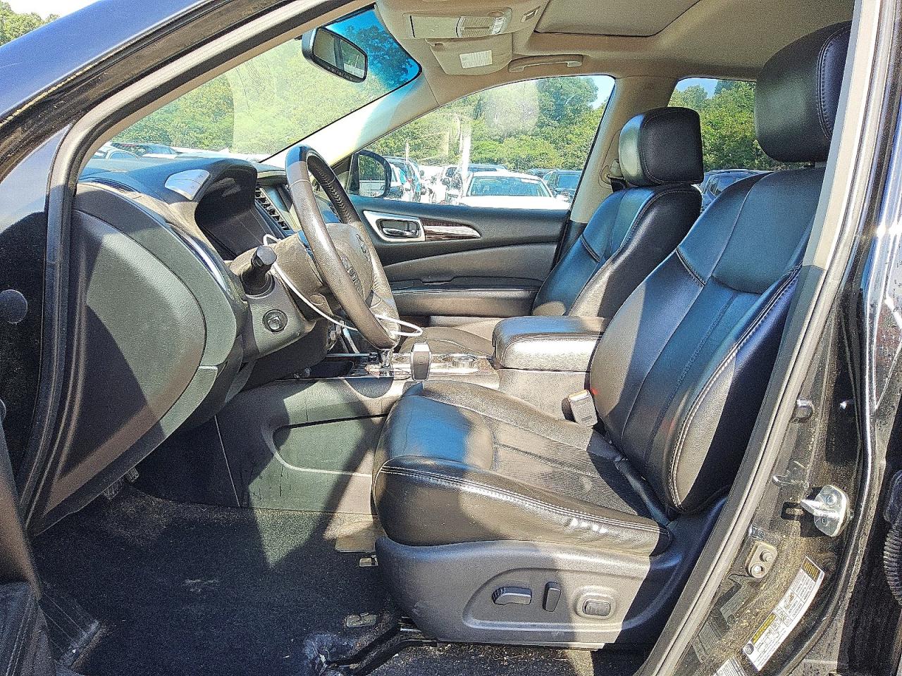 2014 Nissan Pathfinder S Black vin: 5N1AR2MM4EC692641
