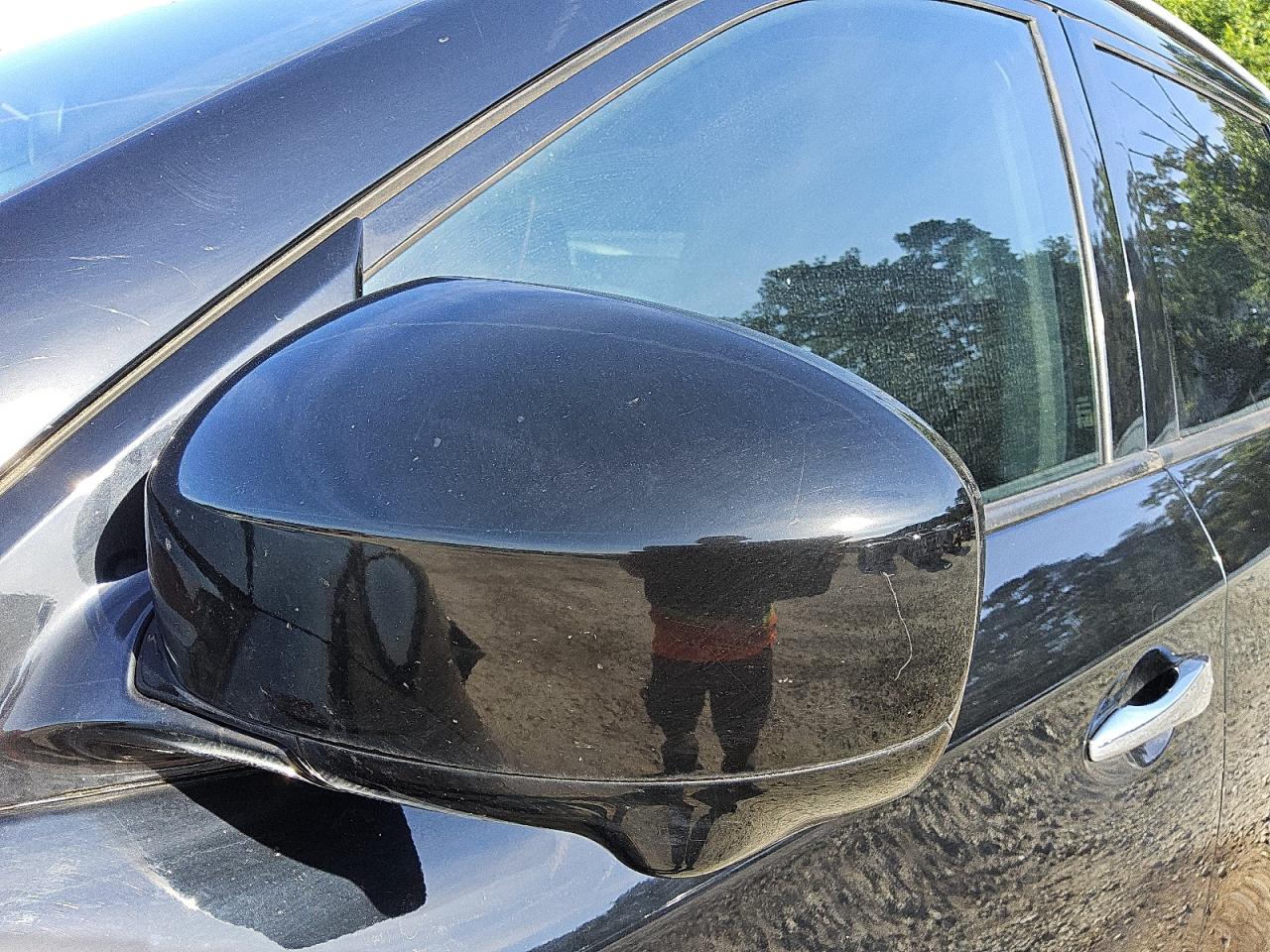 2014 Nissan Pathfinder S Black vin: 5N1AR2MM4EC692641 Damage: Left Mirror, Chipped, 3