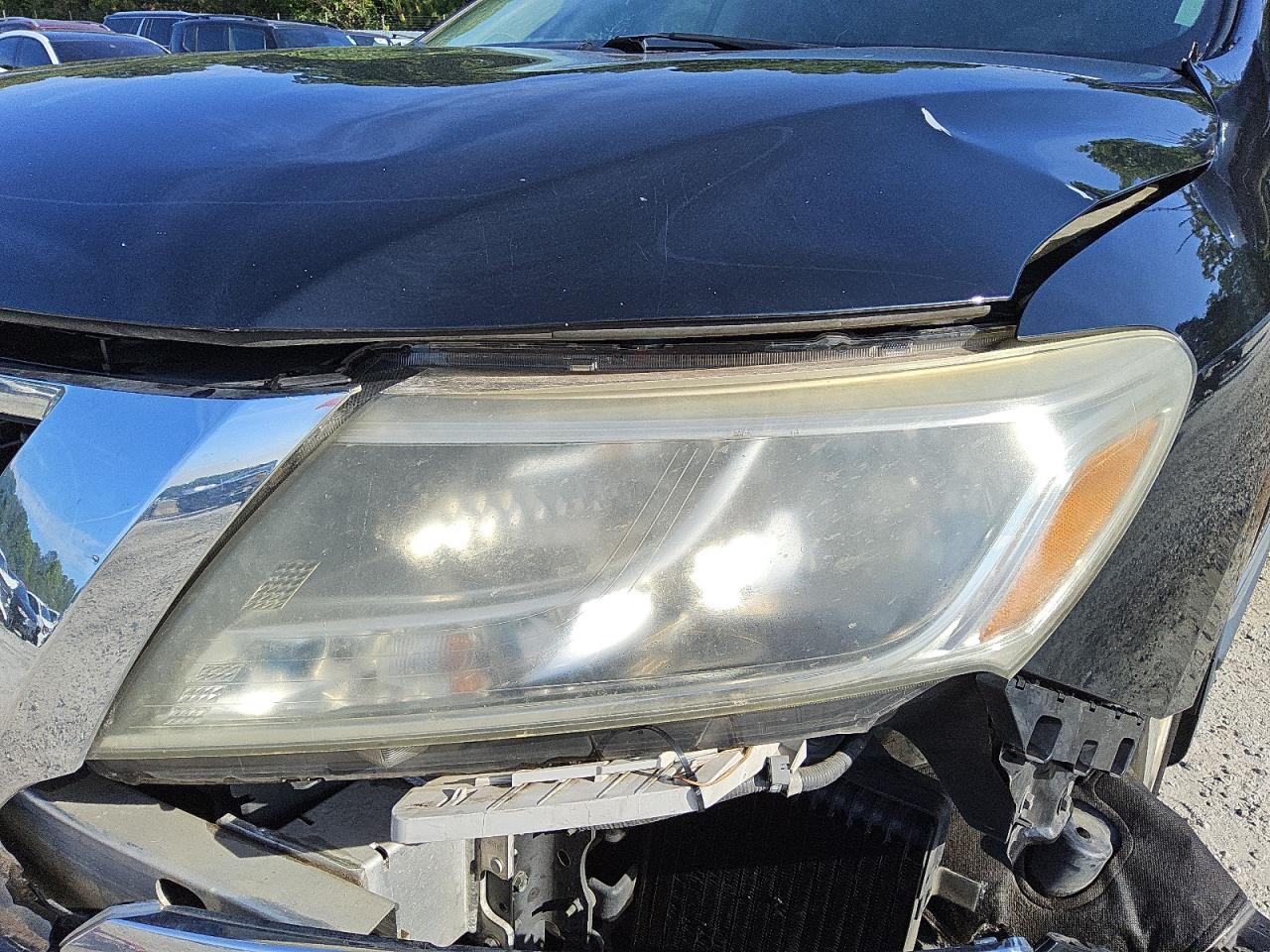 2014 Nissan Pathfinder S Black vin: 5N1AR2MM4EC692641 Damage: Left Head Lamp, Broken, Replacement Required