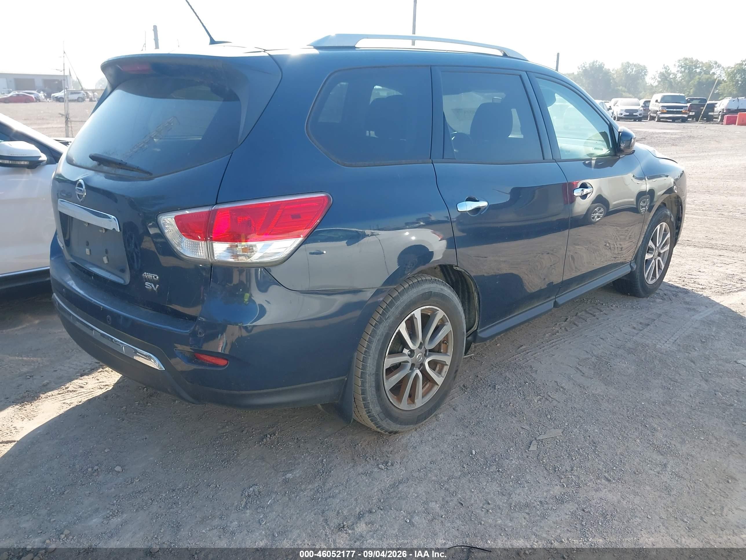 2014 Nissan Pathfinder Platinum/s/sl/sv Синий vin: 5N1AR2MM4EC694101