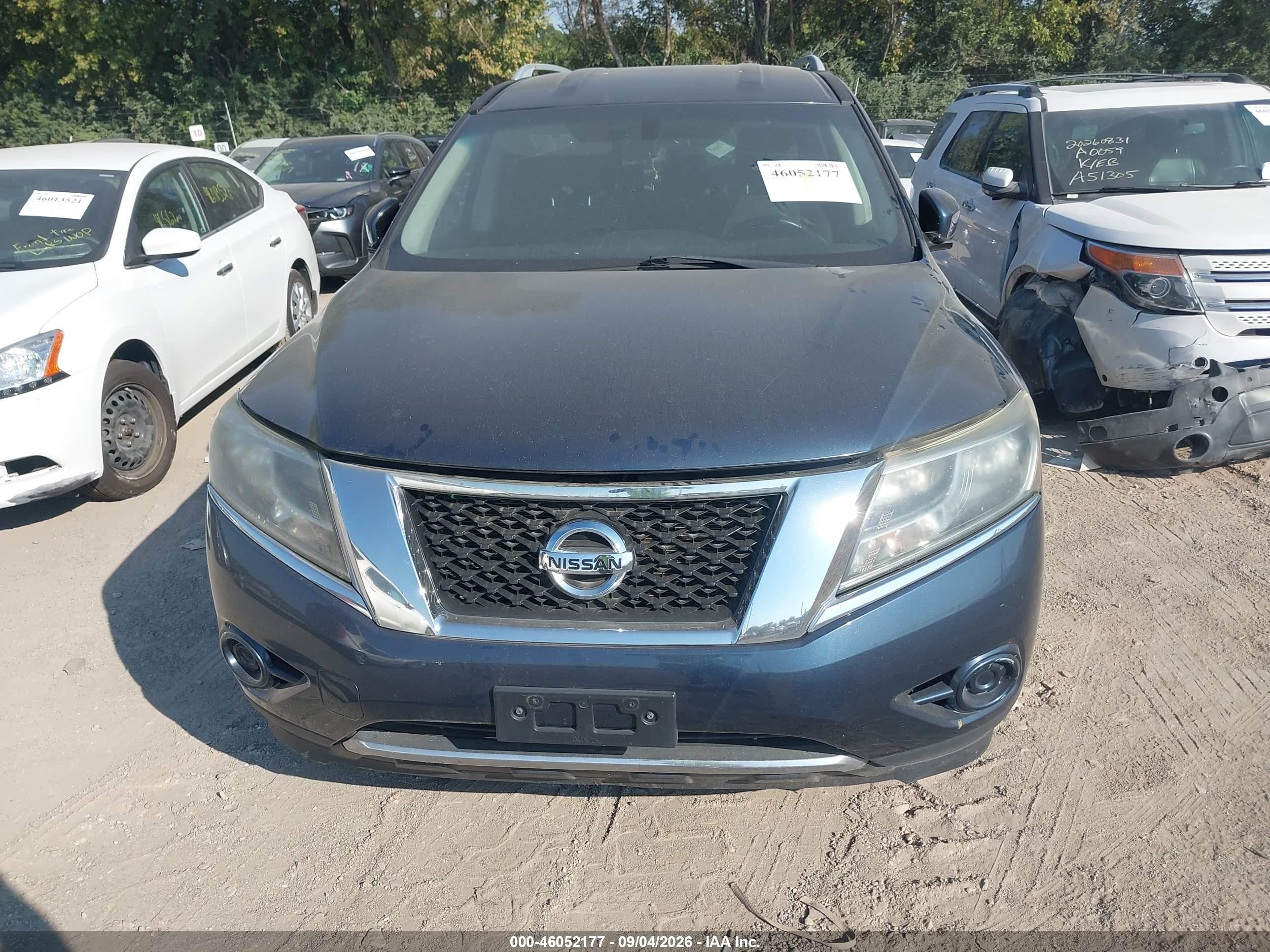 2014 Nissan Pathfinder Platinum/s/sl/sv Синий vin: 5N1AR2MM4EC694101