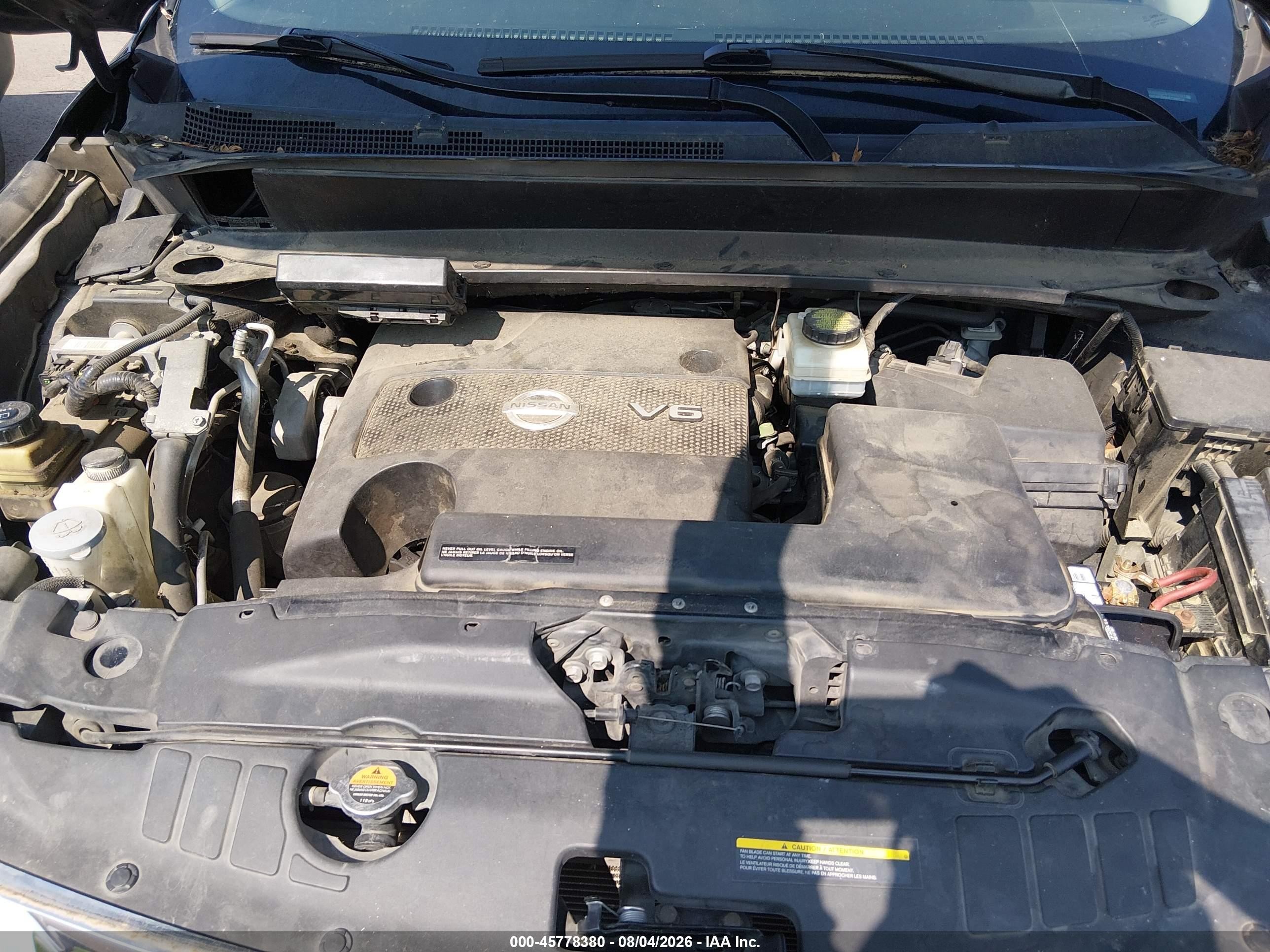 2014 Nissan Pathfinder Sv Blue vin: 5N1AR2MM4EC695524