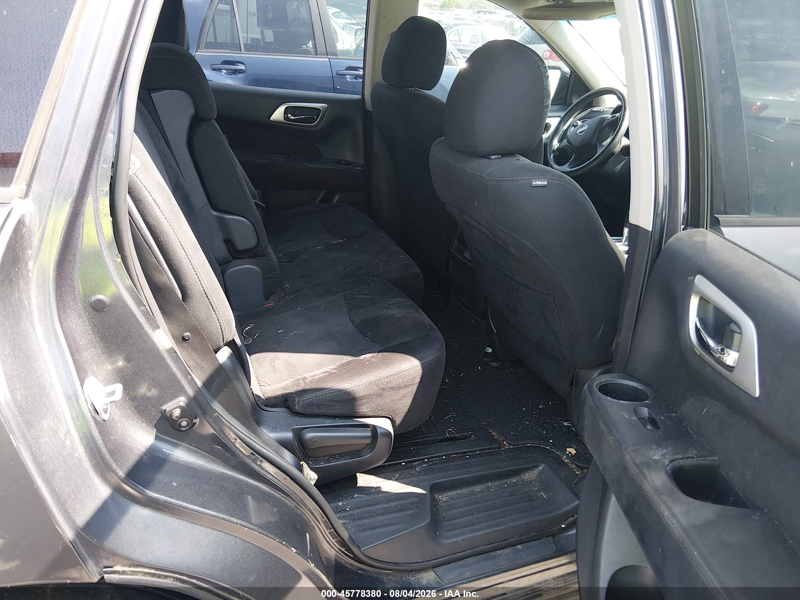 2014 Nissan Pathfinder Sv Blue vin: 5N1AR2MM4EC695524