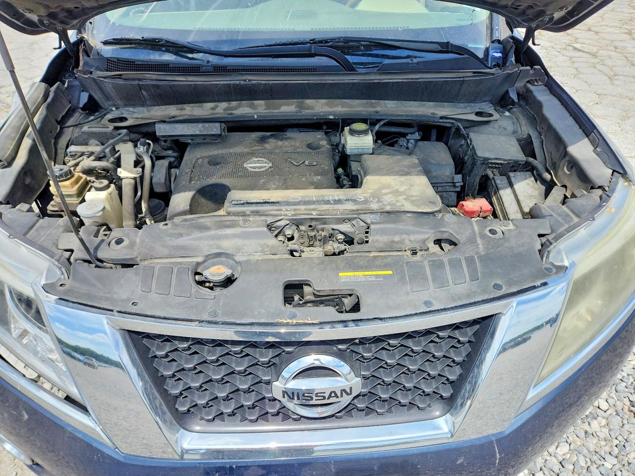 2014 Nissan Pathfinder S Blue vin: 5N1AR2MM4EC708546