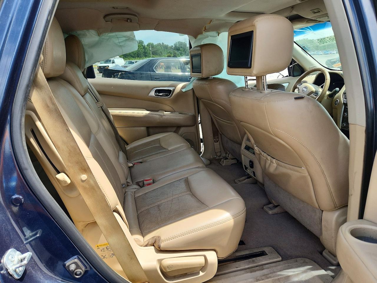 2014 Nissan Pathfinder S Blue vin: 5N1AR2MM4EC708546