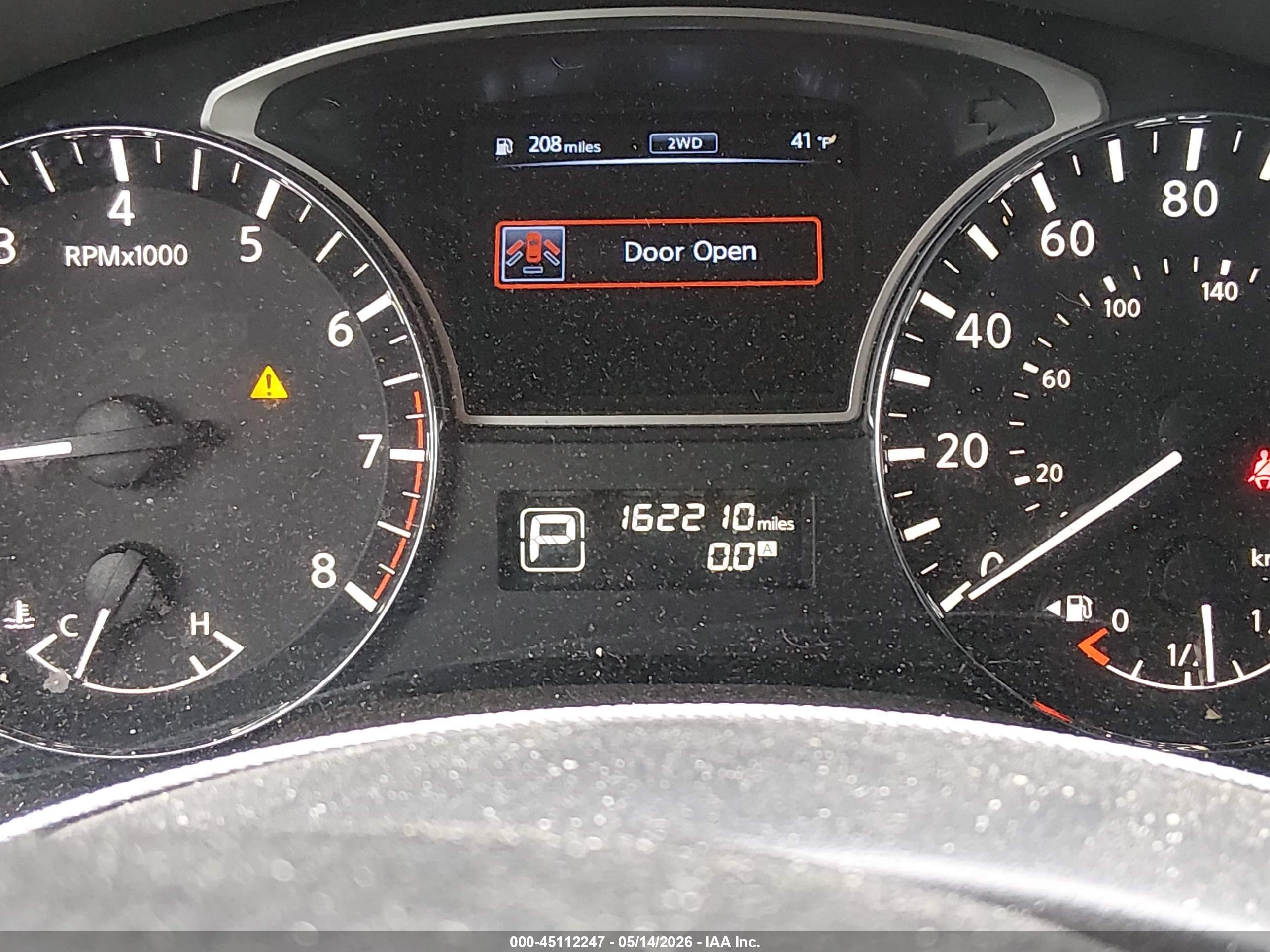 2014 Nissan Pathfinder Platinum White vin: 5N1AR2MM4EC721670