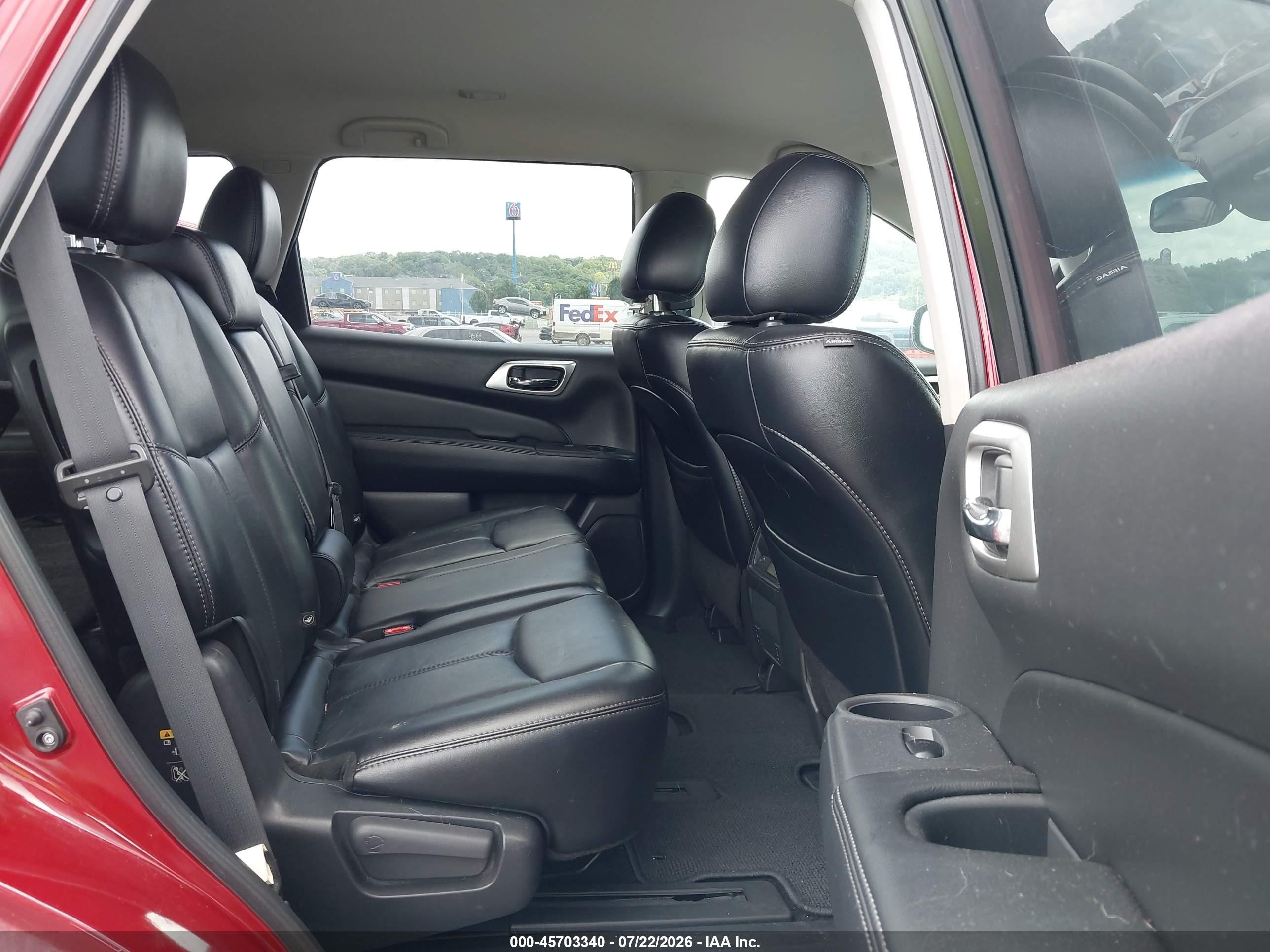 2014 Nissan Pathfinder Sl Красный vin: 5N1AR2MM4EC729574