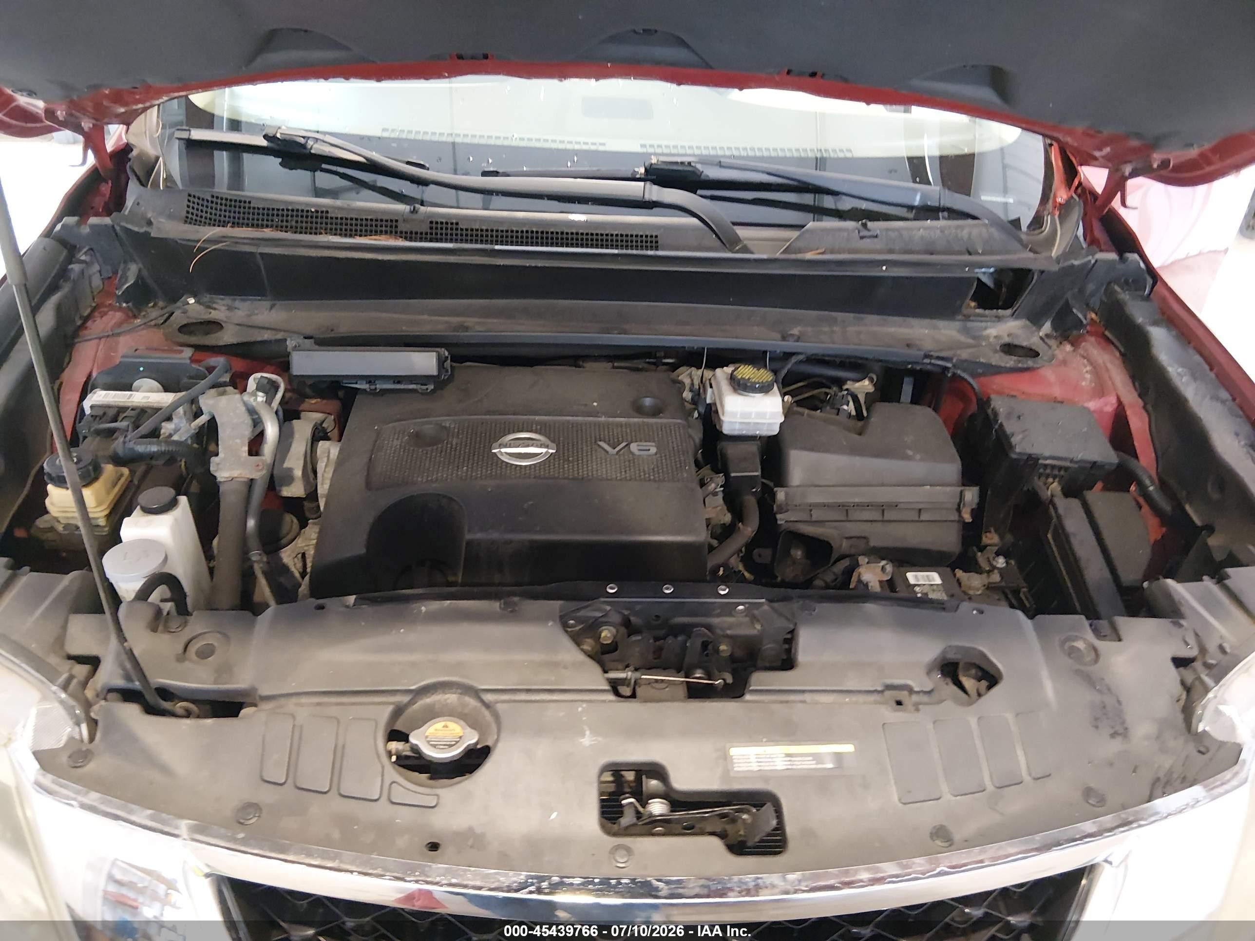 2014 Nissan Pathfinder Sl Red vin: 5N1AR2MM4EC733995