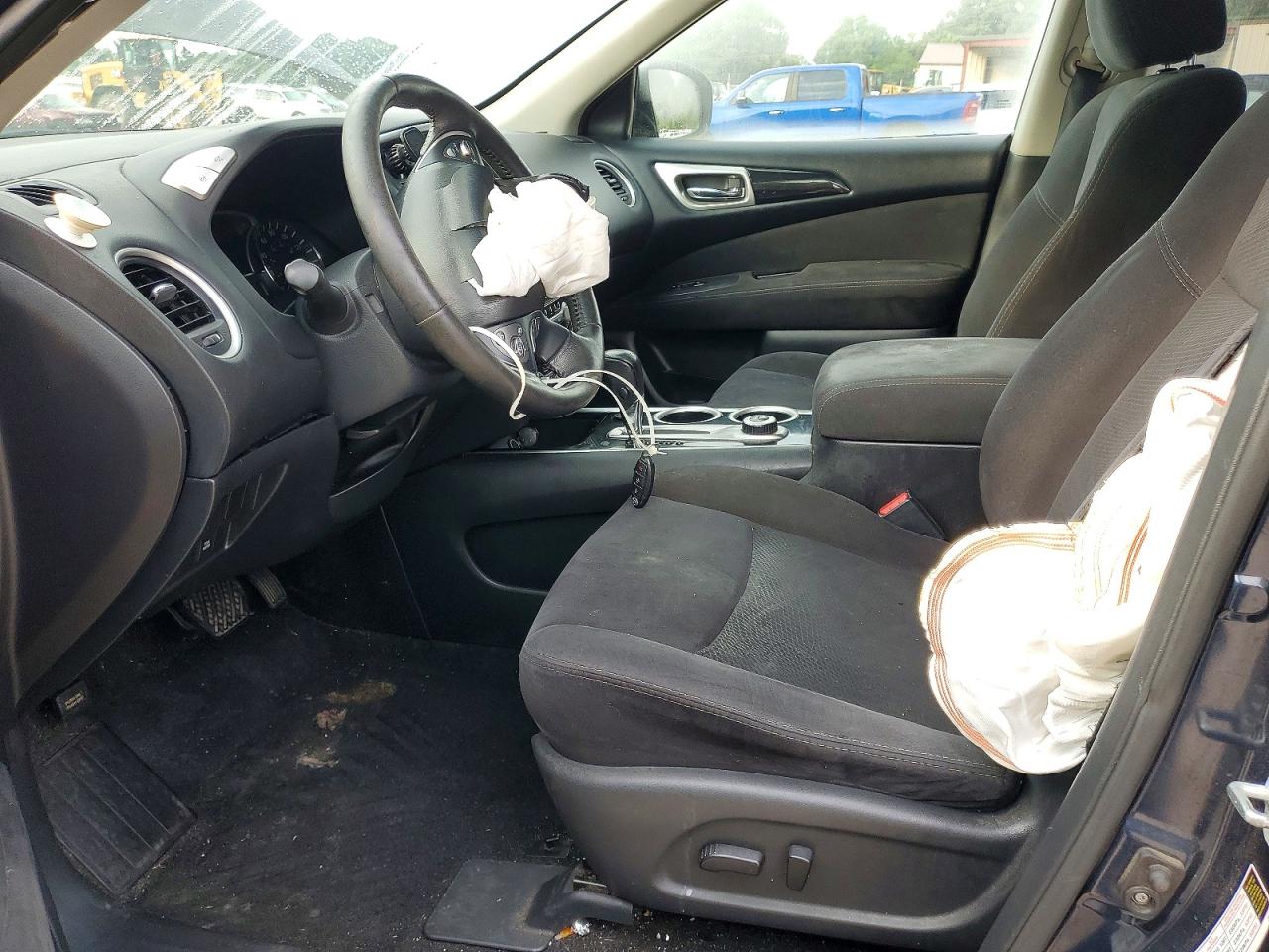 2015 Nissan Pathfinder Sv Blue vin: 5N1AR2MM4FC613003