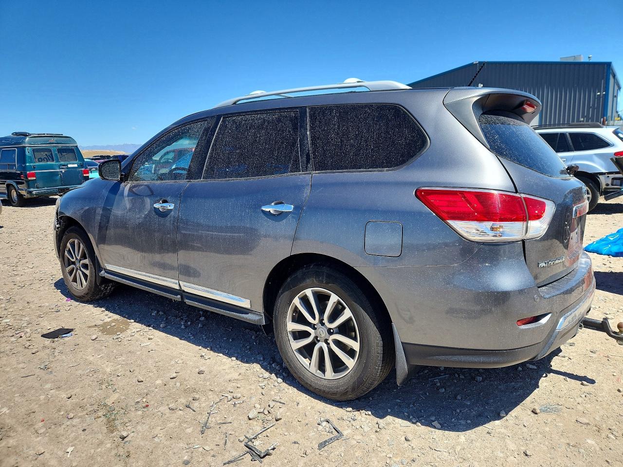 2015 Nissan Pathfinder Sl Gray vin: 5N1AR2MM4FC617455