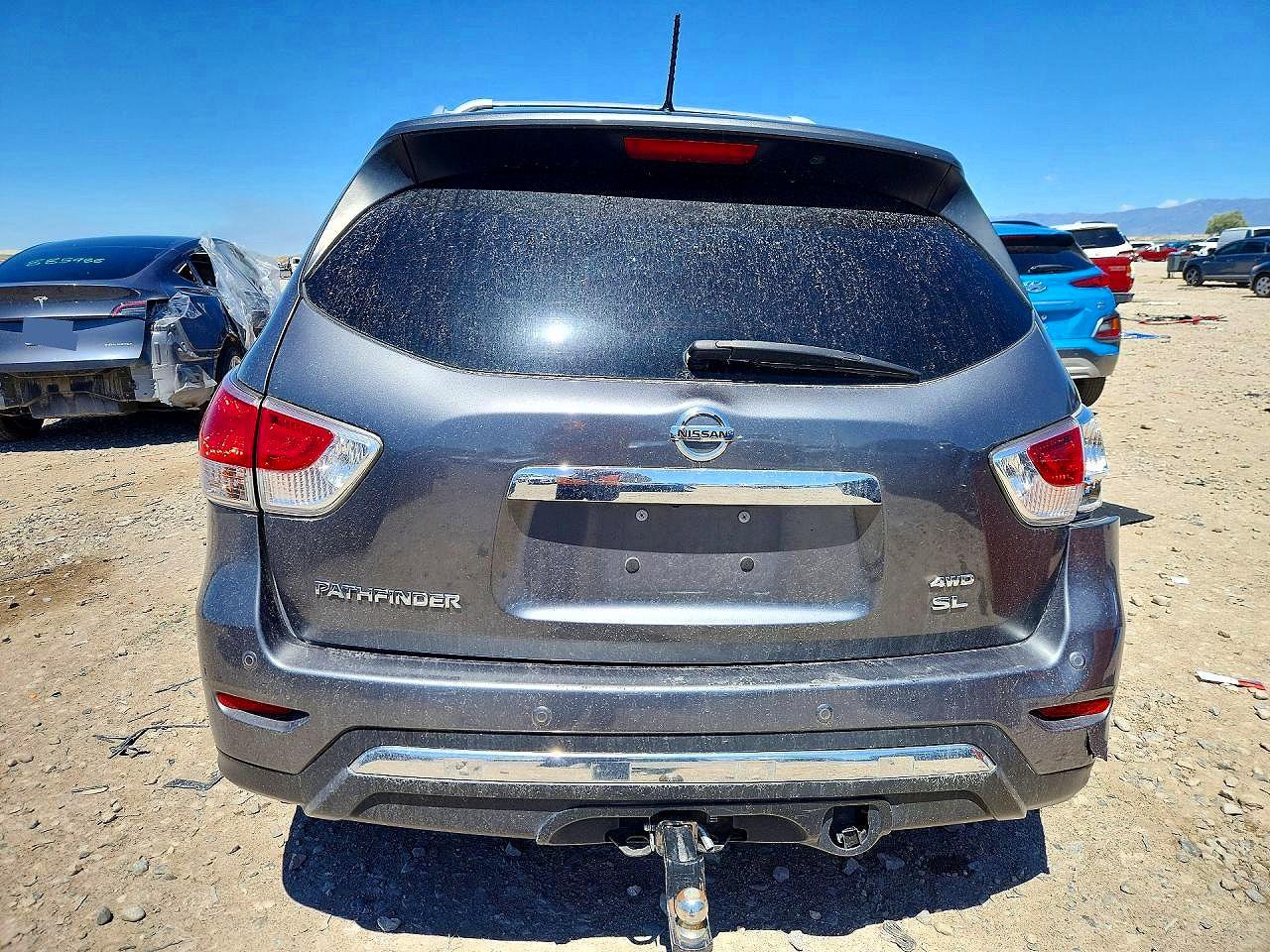 2015 Nissan Pathfinder Sl Gray vin: 5N1AR2MM4FC617455