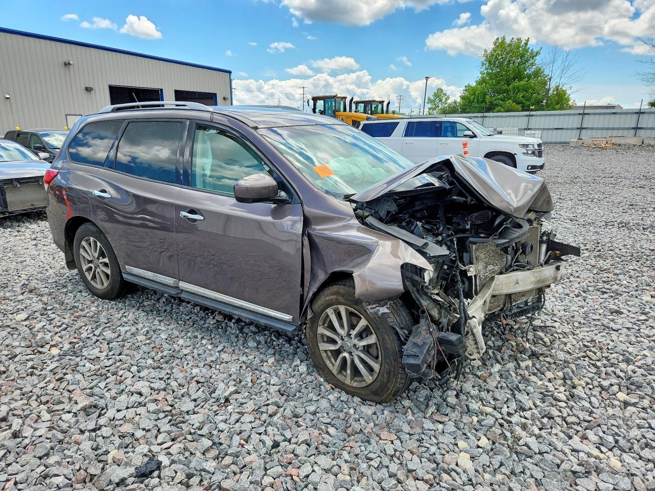 2015 Nissan Pathfinder Sl Коричневый vin: 5N1AR2MM4FC622039