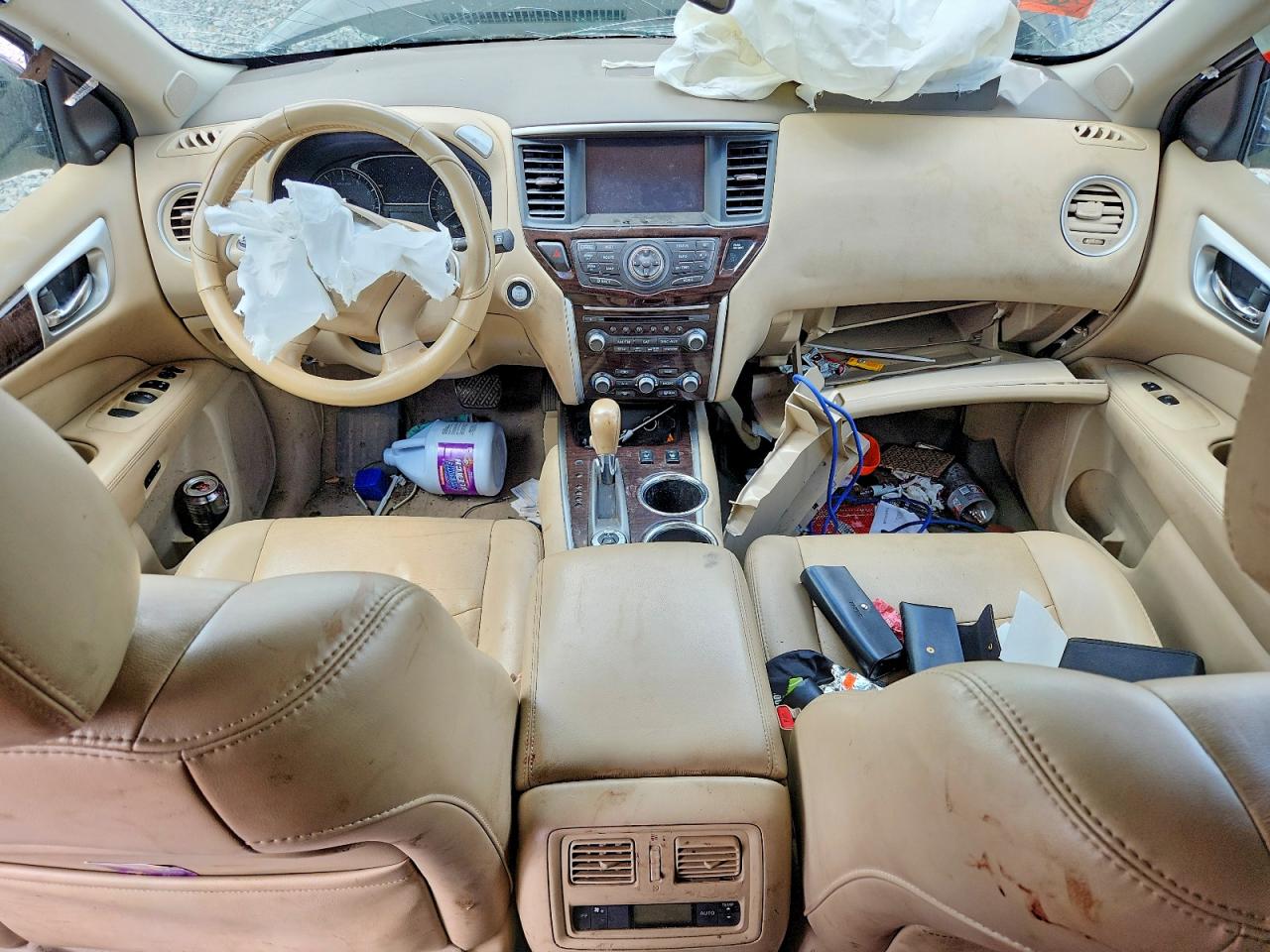 2015 Nissan Pathfinder Sl Коричневый vin: 5N1AR2MM4FC622039