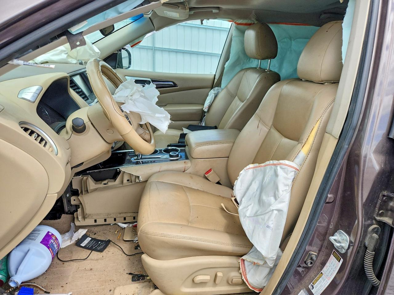 2015 Nissan Pathfinder Sl Коричневый vin: 5N1AR2MM4FC622039