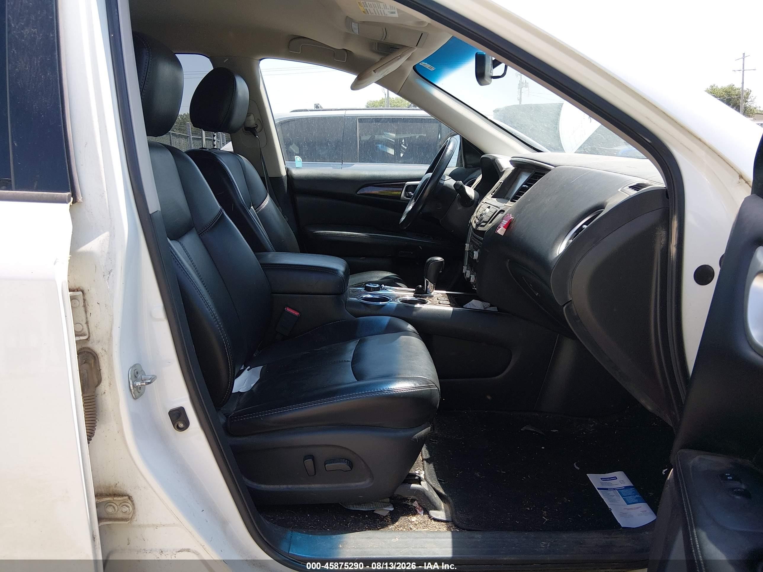 2015 Nissan Pathfinder Sl White vin: 5N1AR2MM4FC630979