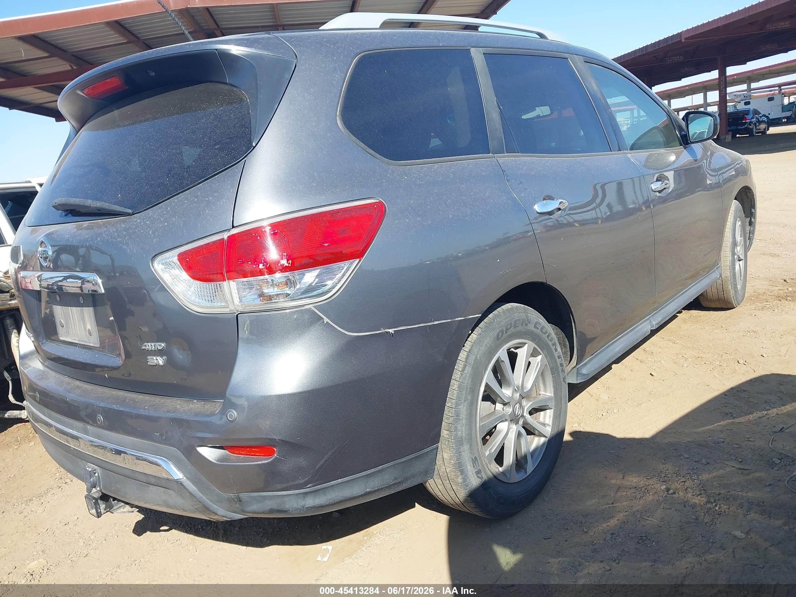 2015 Nissan Pathfinder Platinum/s/sl/sv Gray vin: 5N1AR2MM4FC653131