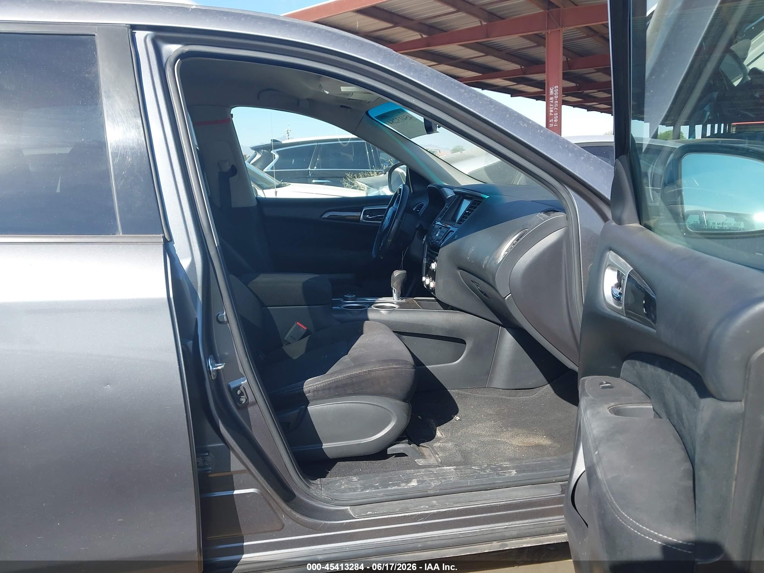 2015 Nissan Pathfinder Platinum/s/sl/sv Gray vin: 5N1AR2MM4FC653131