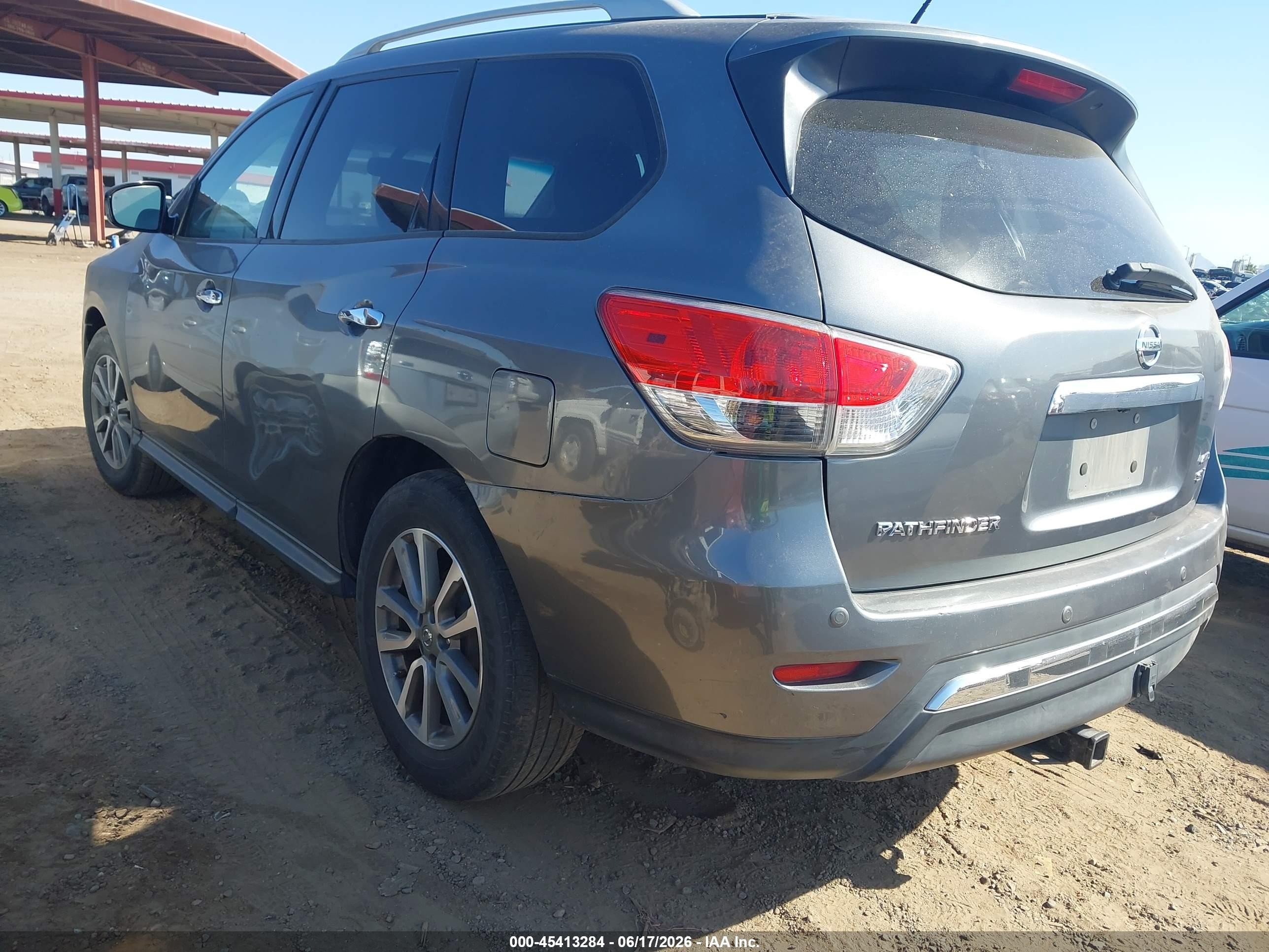 2015 Nissan Pathfinder Platinum/s/sl/sv Gray vin: 5N1AR2MM4FC653131