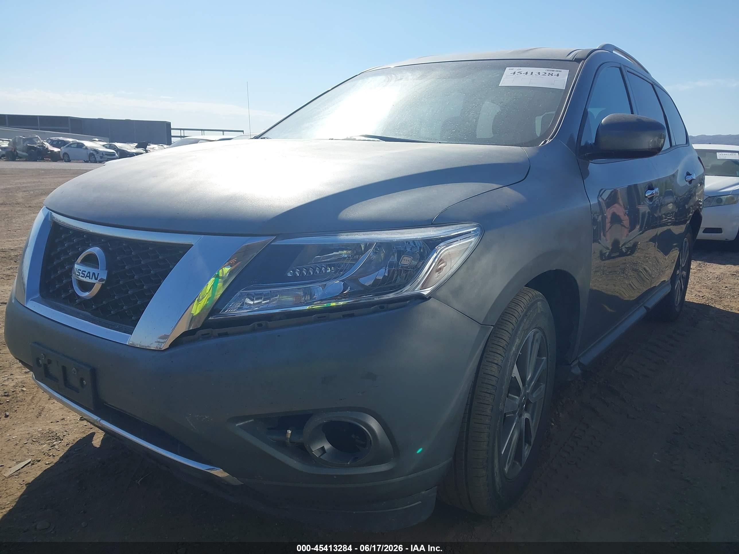 2015 Nissan Pathfinder Platinum/s/sl/sv Gray vin: 5N1AR2MM4FC653131