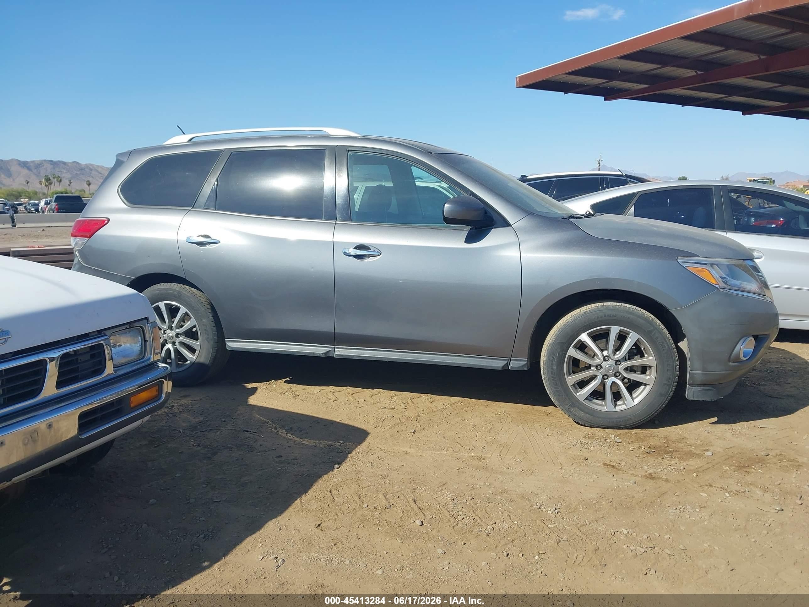 2015 Nissan Pathfinder Platinum/s/sl/sv Gray vin: 5N1AR2MM4FC653131