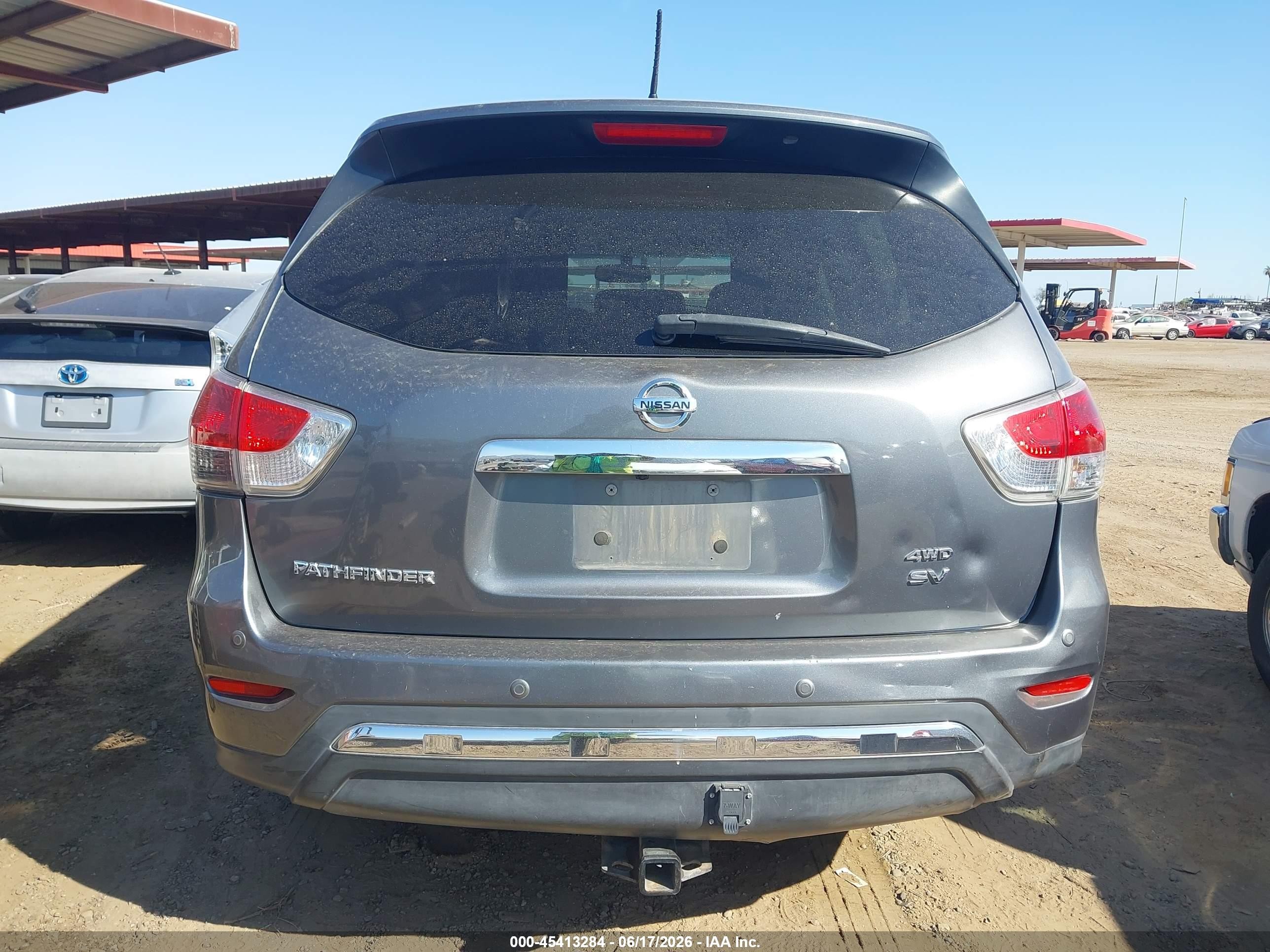 2015 Nissan Pathfinder Platinum/s/sl/sv Gray vin: 5N1AR2MM4FC653131