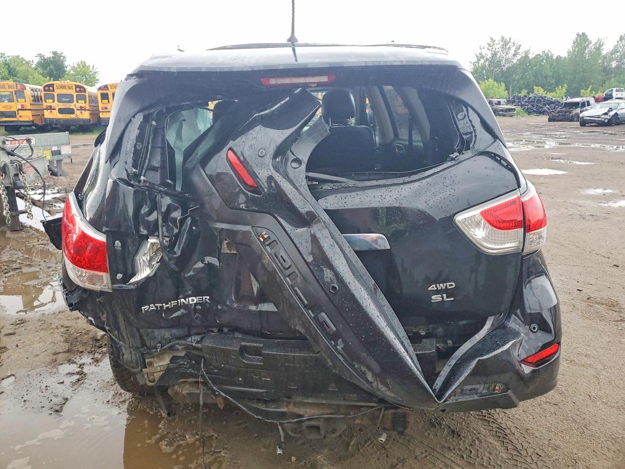 2015 Nissan Pathfinder S Black vin: 5N1AR2MM4FC664646