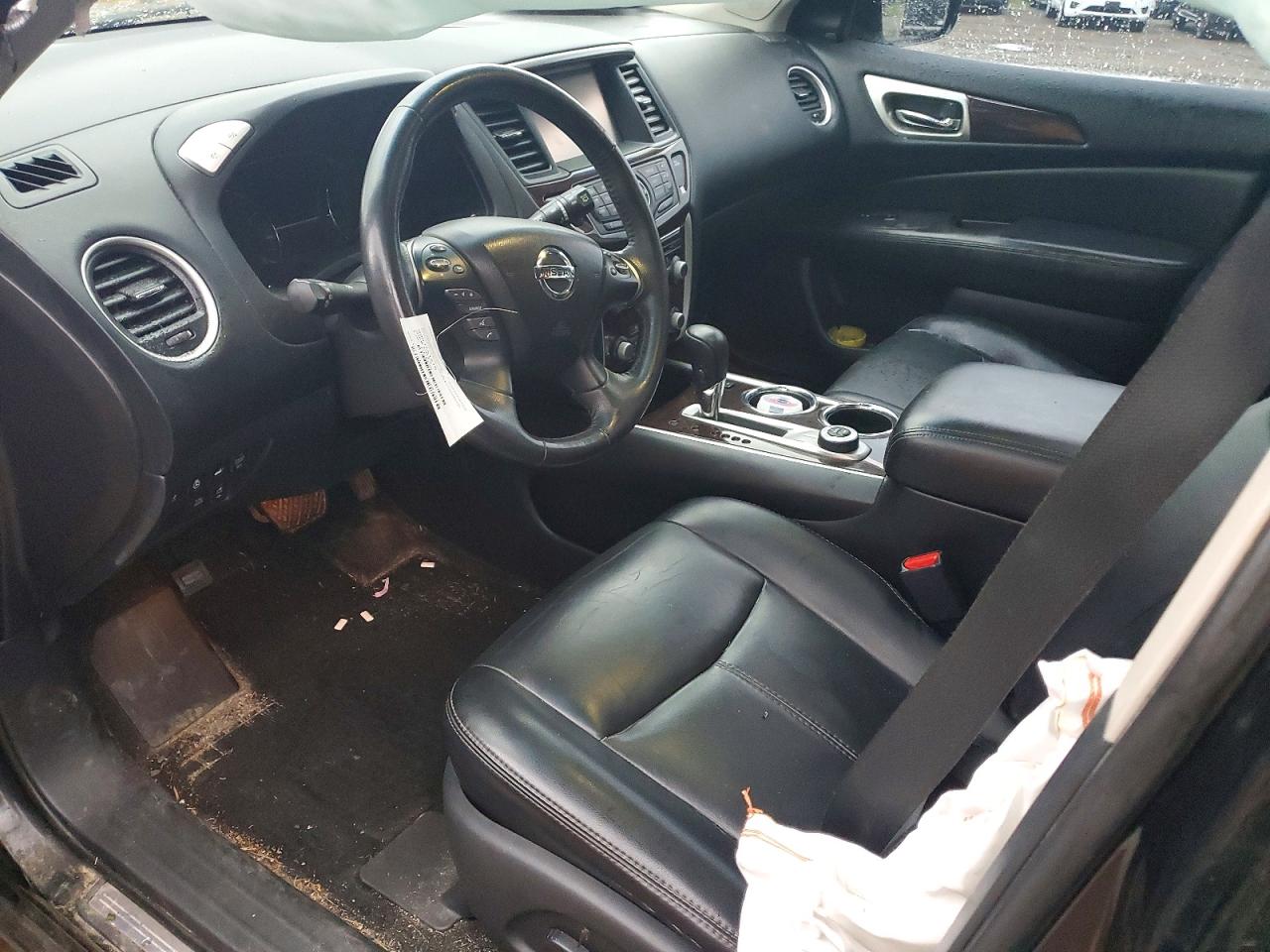 2015 Nissan Pathfinder S Black vin: 5N1AR2MM4FC664646