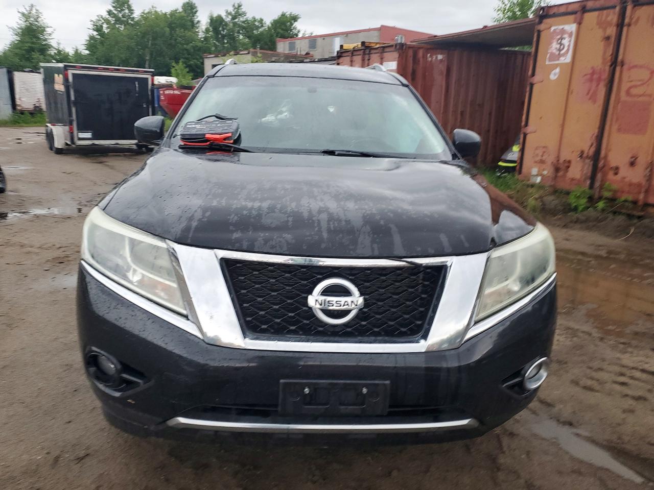 2015 Nissan Pathfinder S Black vin: 5N1AR2MM4FC664646