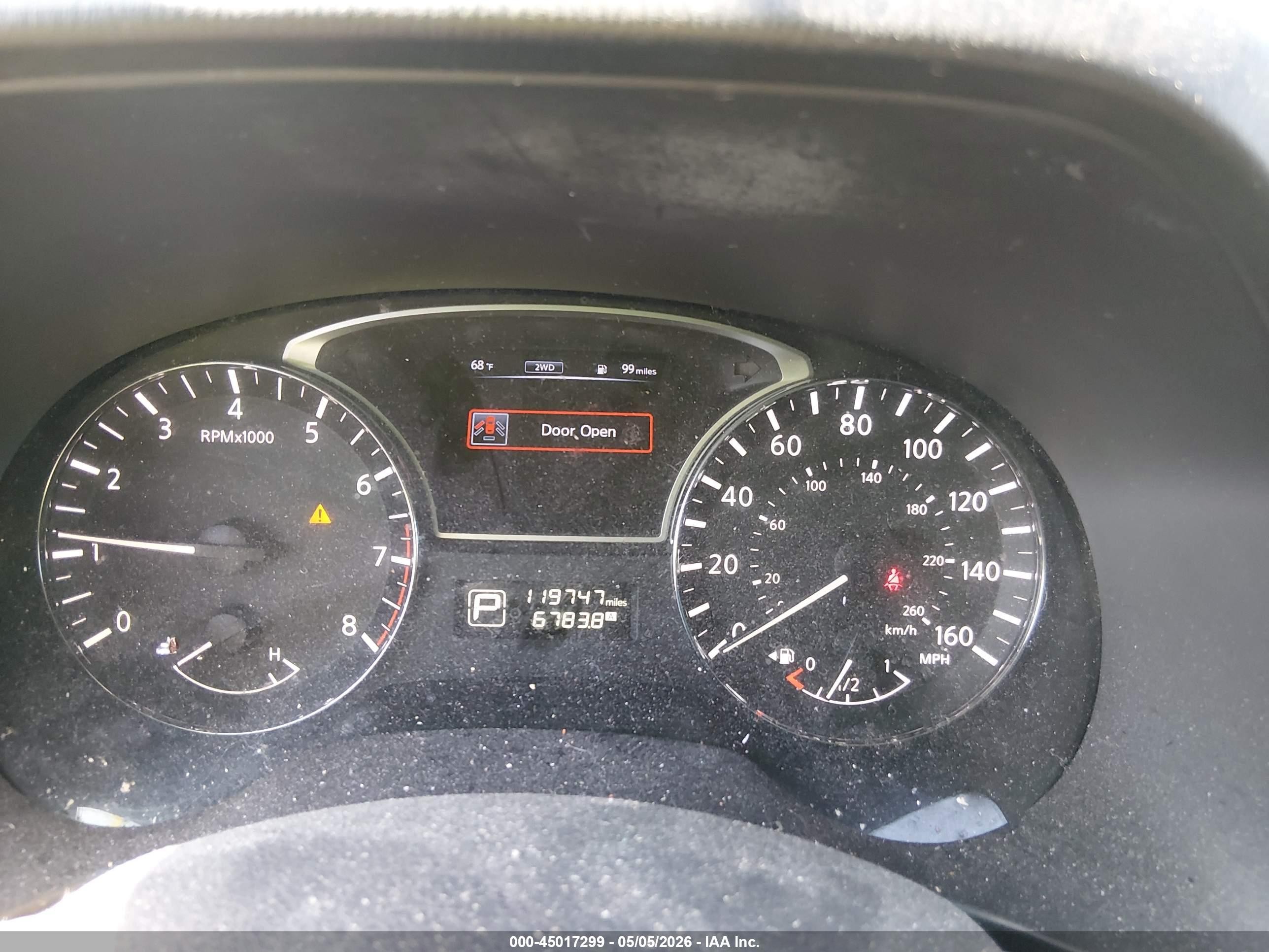 2015 Nissan Pathfinder Sv Gray vin: 5N1AR2MM4FC673198