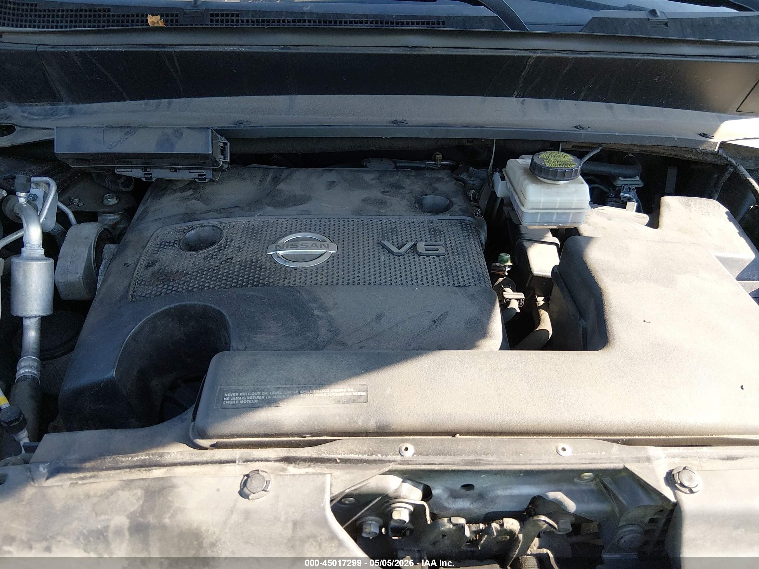 2015 Nissan Pathfinder Sv Gray vin: 5N1AR2MM4FC673198