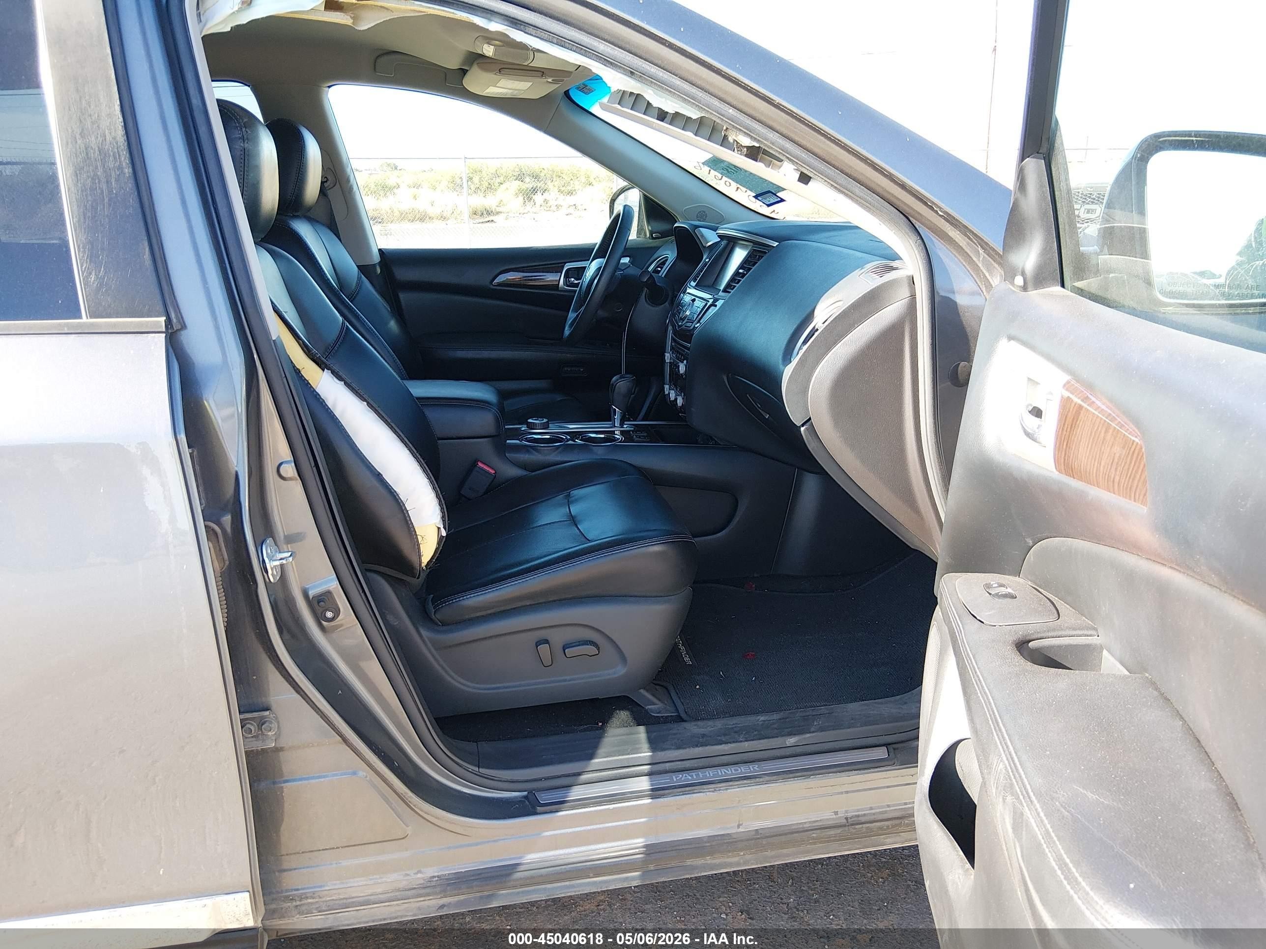 2015 Nissan Pathfinder Sl Gray vin: 5N1AR2MM4FC676778