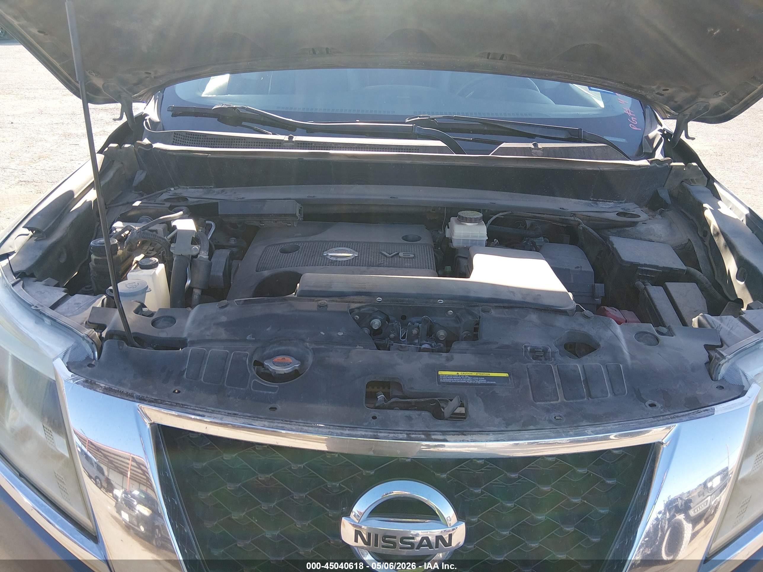 2015 Nissan Pathfinder Sl Gray vin: 5N1AR2MM4FC676778