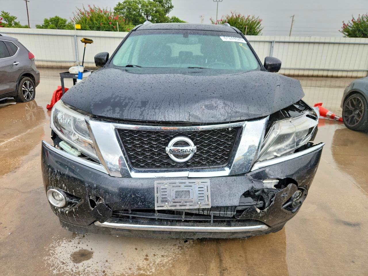 2015 Nissan Pathfinder Sl Black vin: 5N1AR2MM4FC679597